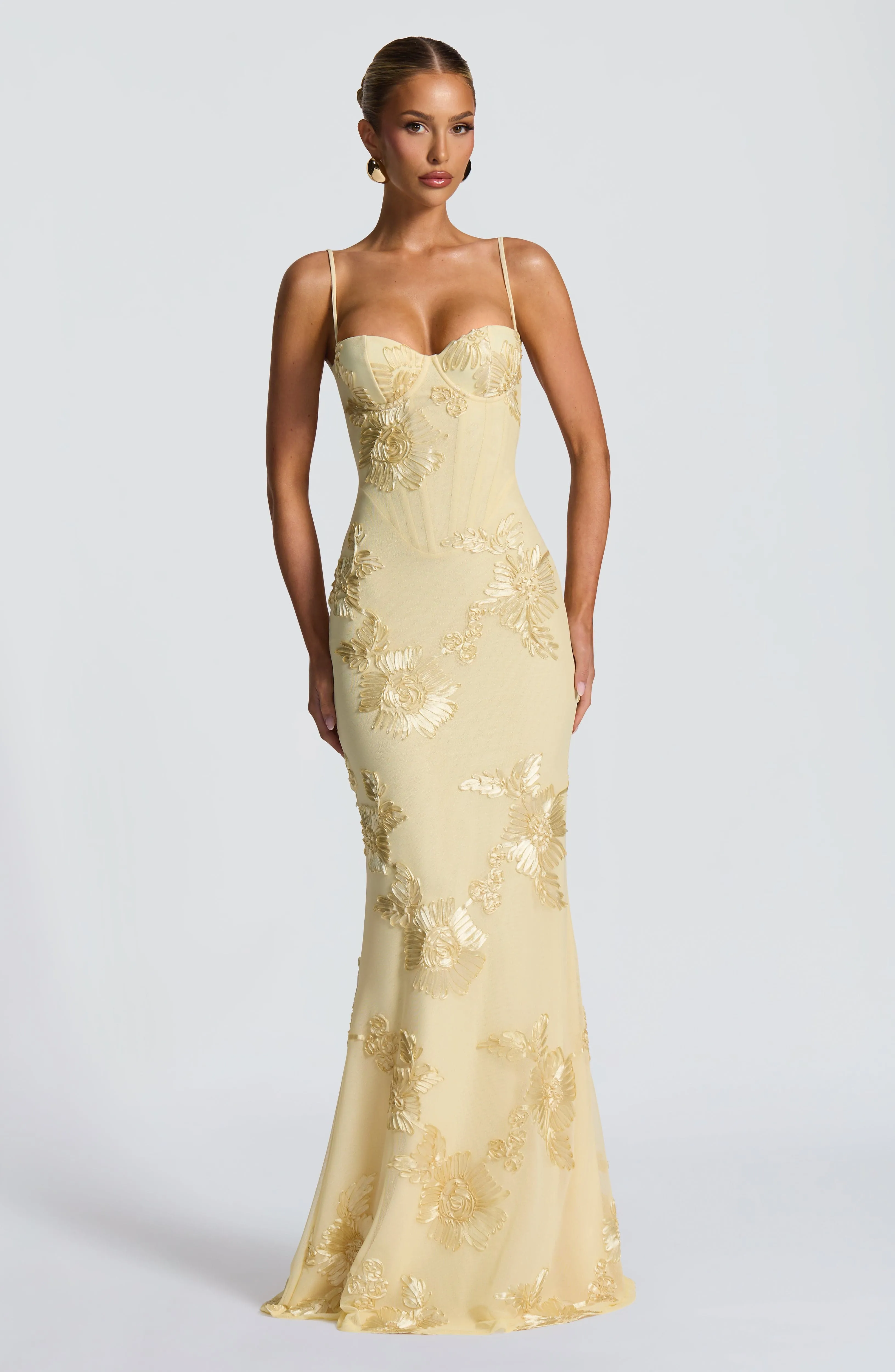 Nefertiti Maxi Dress - Lemon sold by Babyboo Fashion product image thumbnail 3