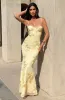 Nefertiti Maxi Dress - Lemon sold by Babyboo Fashion