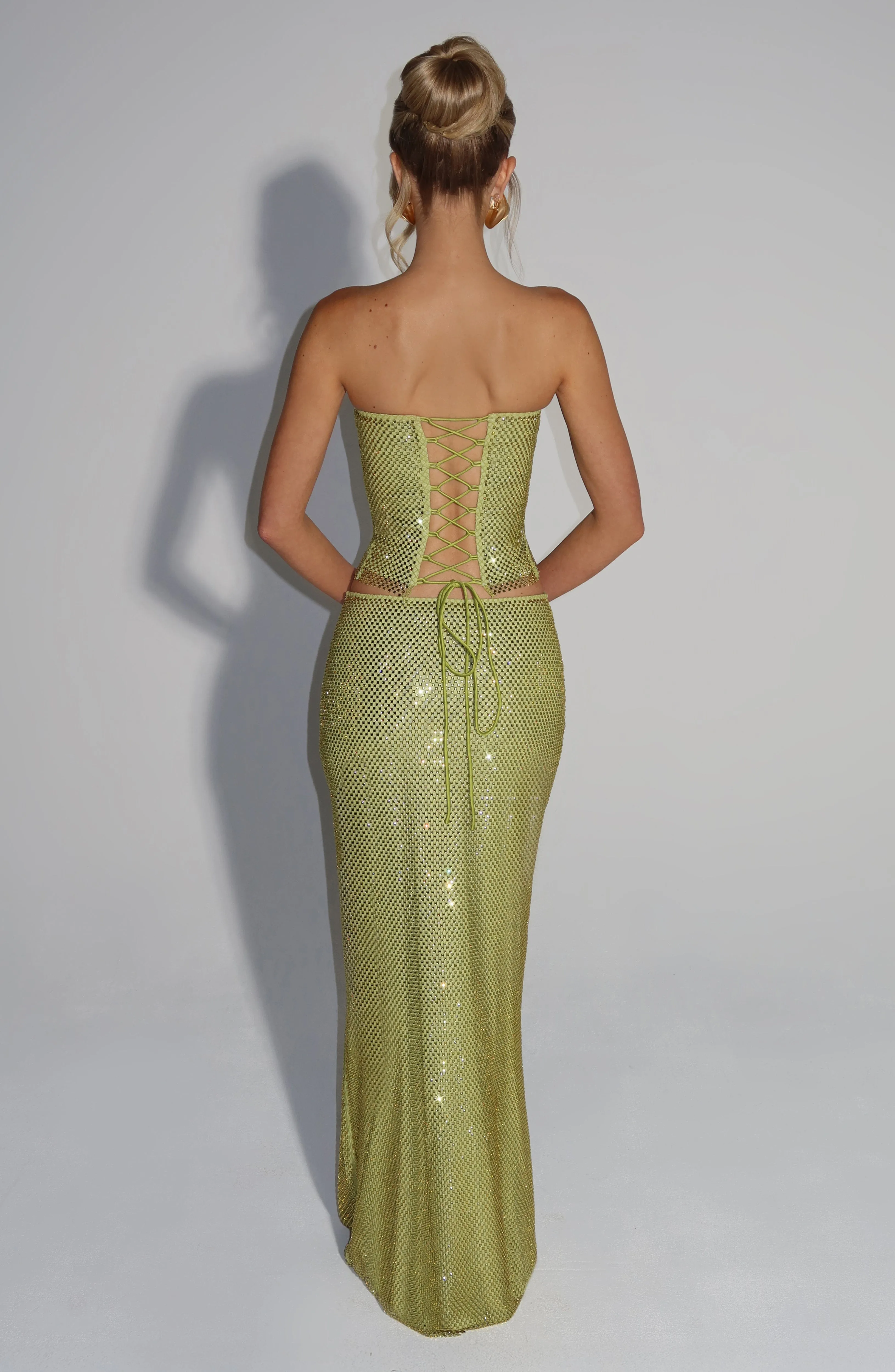 Hali Maxi Skirt - Olive sold by Babyboo Fashion product image thumbnail 2