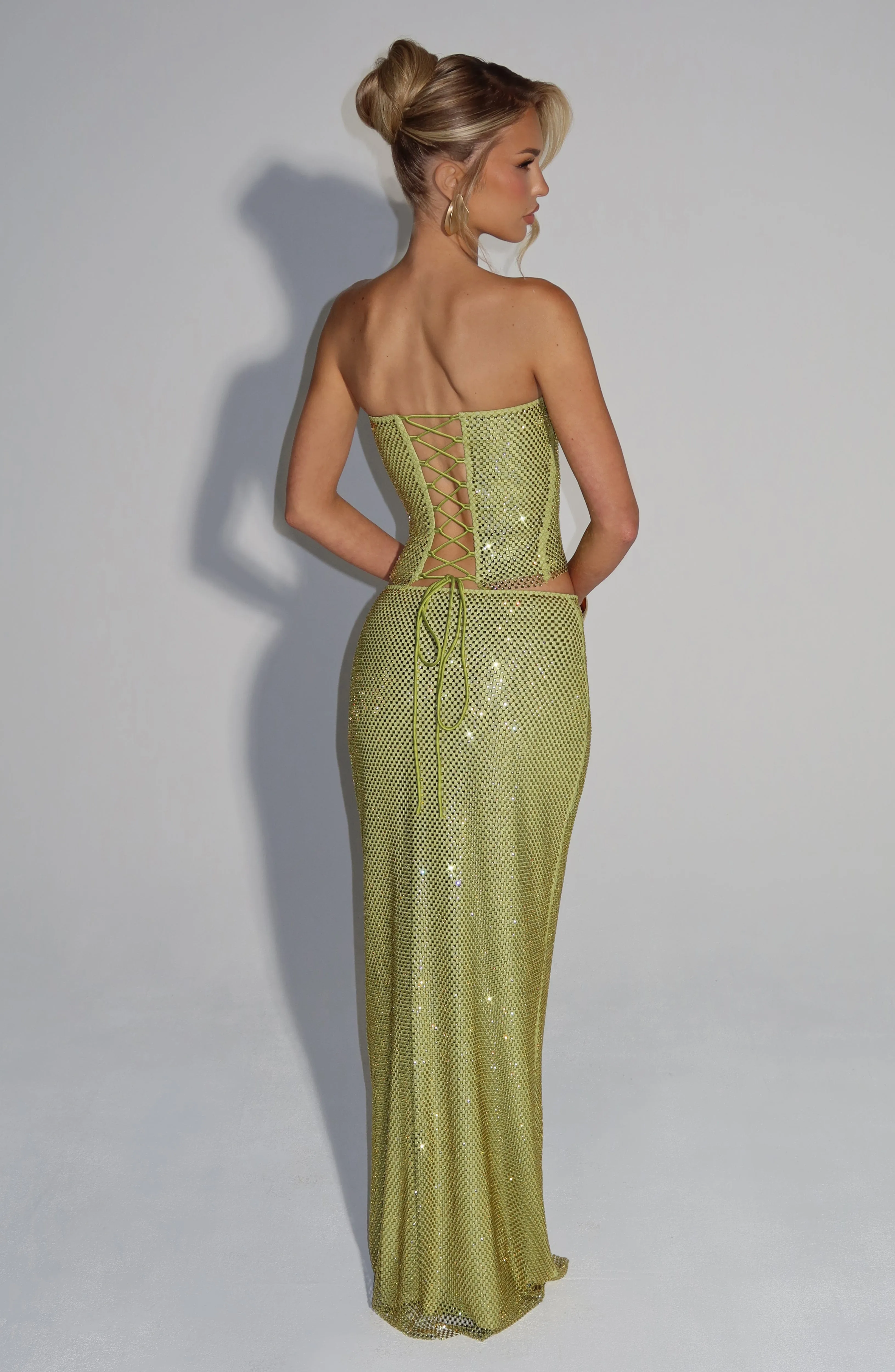 Hali Maxi Skirt - Olive sold by Babyboo Fashion product image thumbnail 4