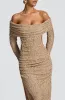 Adelphia Midi Dress - Beige sold by Babyboo Fashion