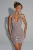 Starla Mini Dress - Silver sold by Babyboo Fashion