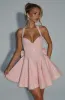Georgette Mini Dress - Blush sold by Babyboo Fashion