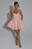 Georgette Mini Dress - Blush sold by Babyboo Fashion