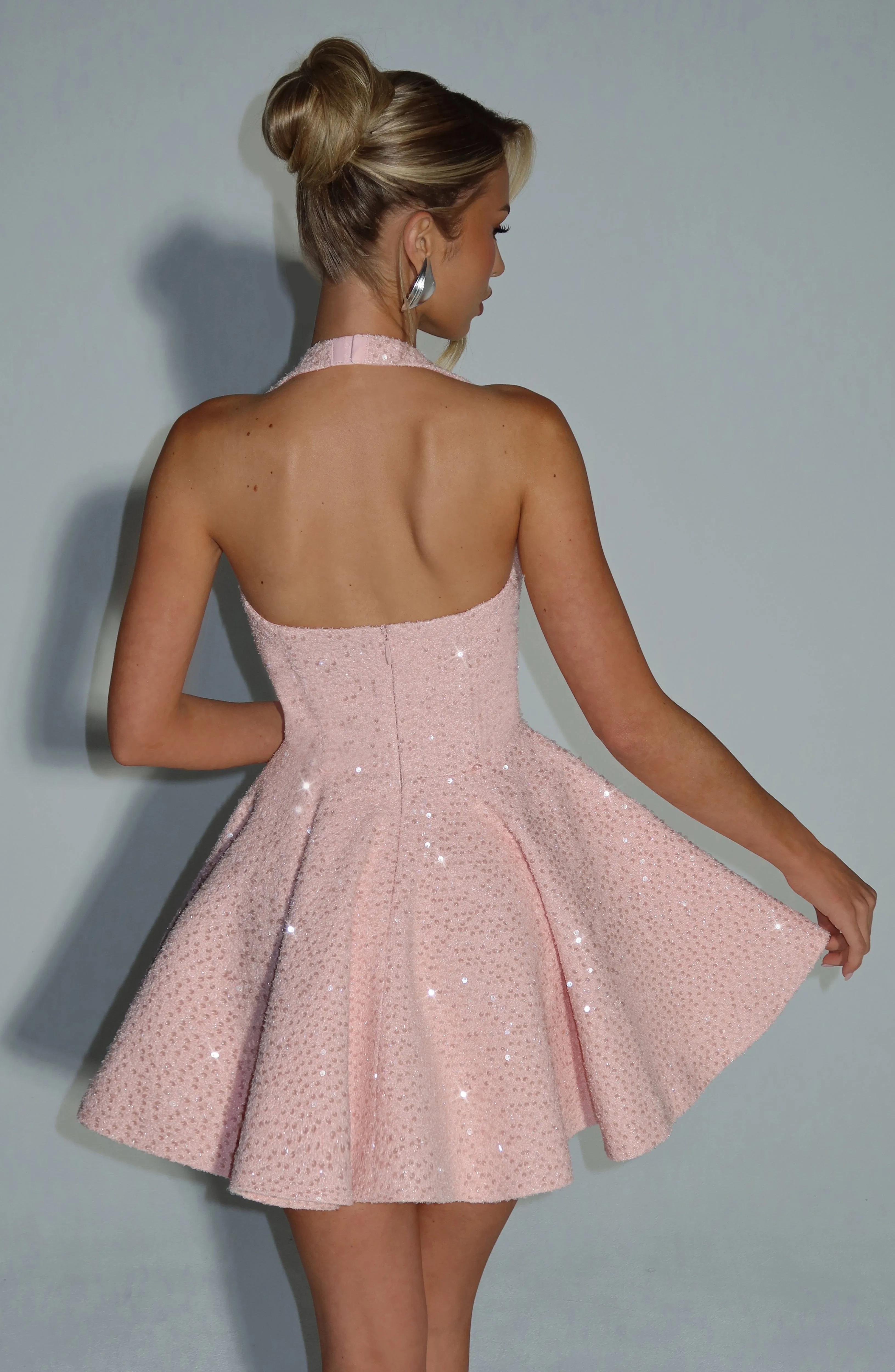 Georgette Mini Dress - Blush sold by Babyboo Fashion product image thumbnail 5