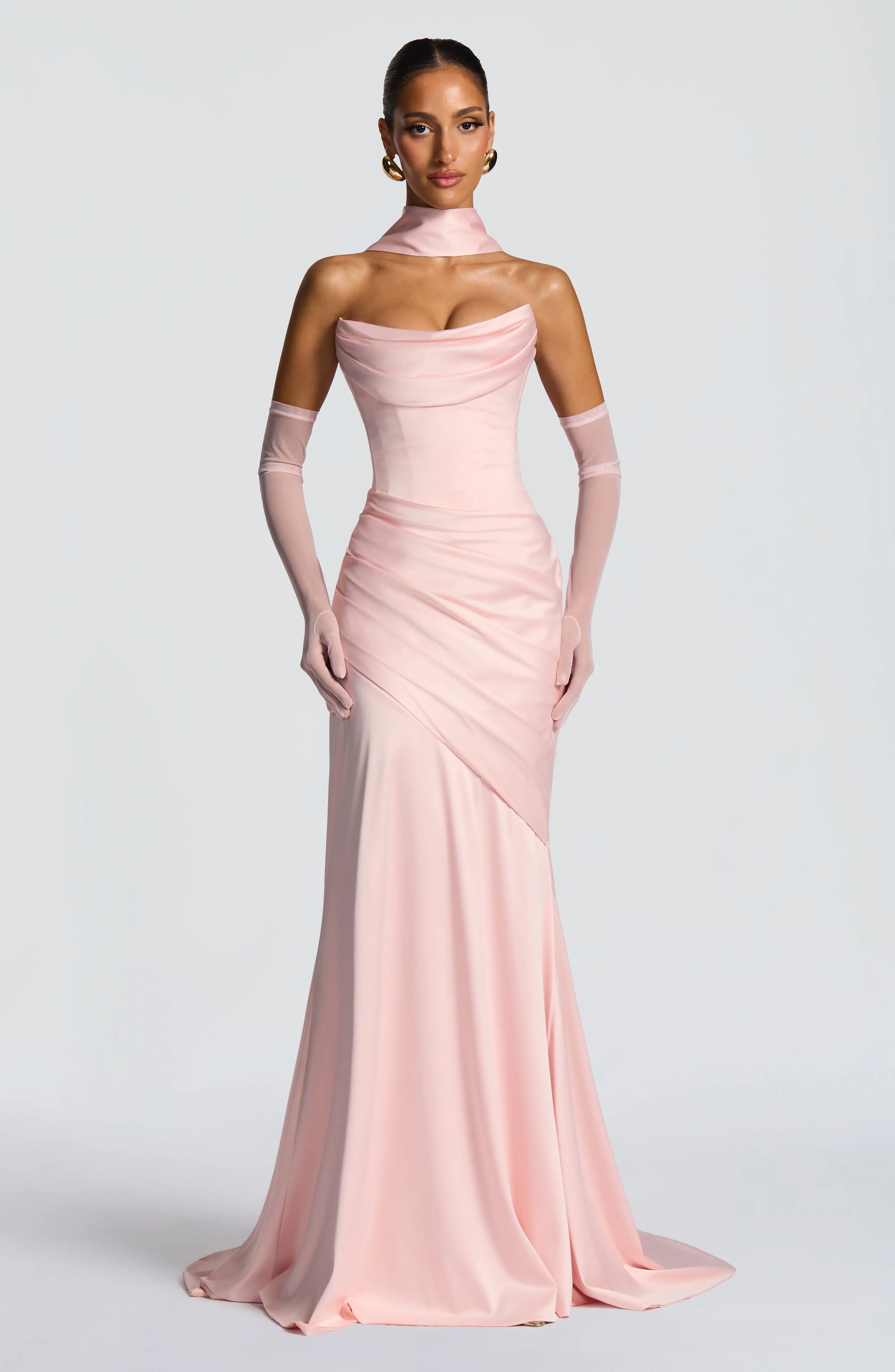 Kensington Maxi Dress - Blush sold by Babyboo Fashion