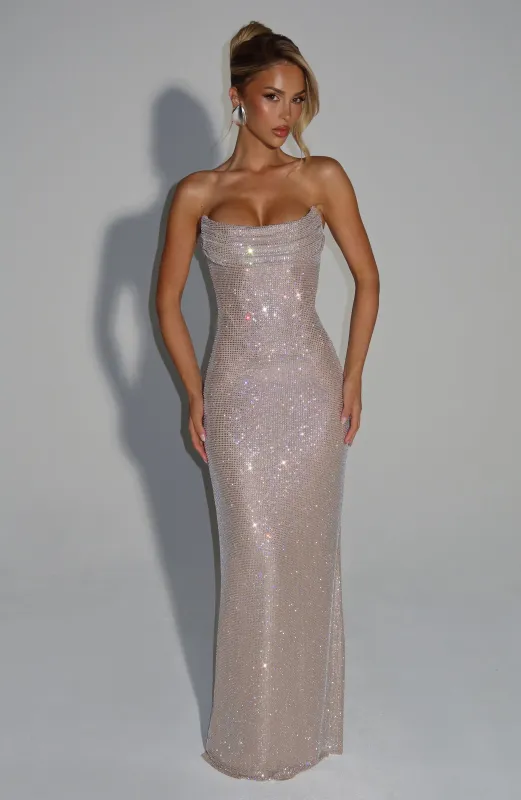 Mirabella Maxi Dress - Nude sold by Babyboo Fashion