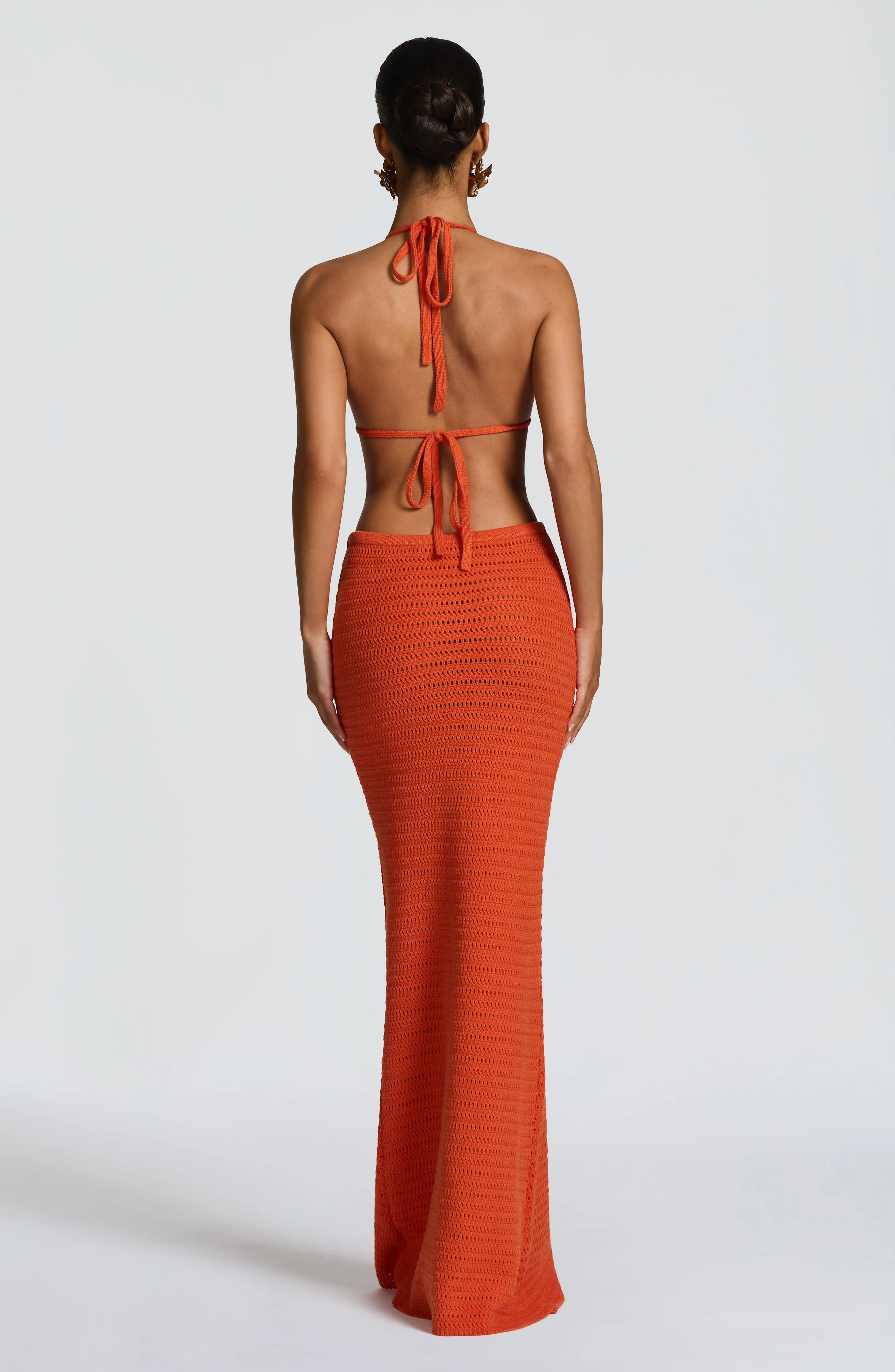Nerida Maxi Skirt - Orange sold by Babyboo Fashion product image thumbnail 2