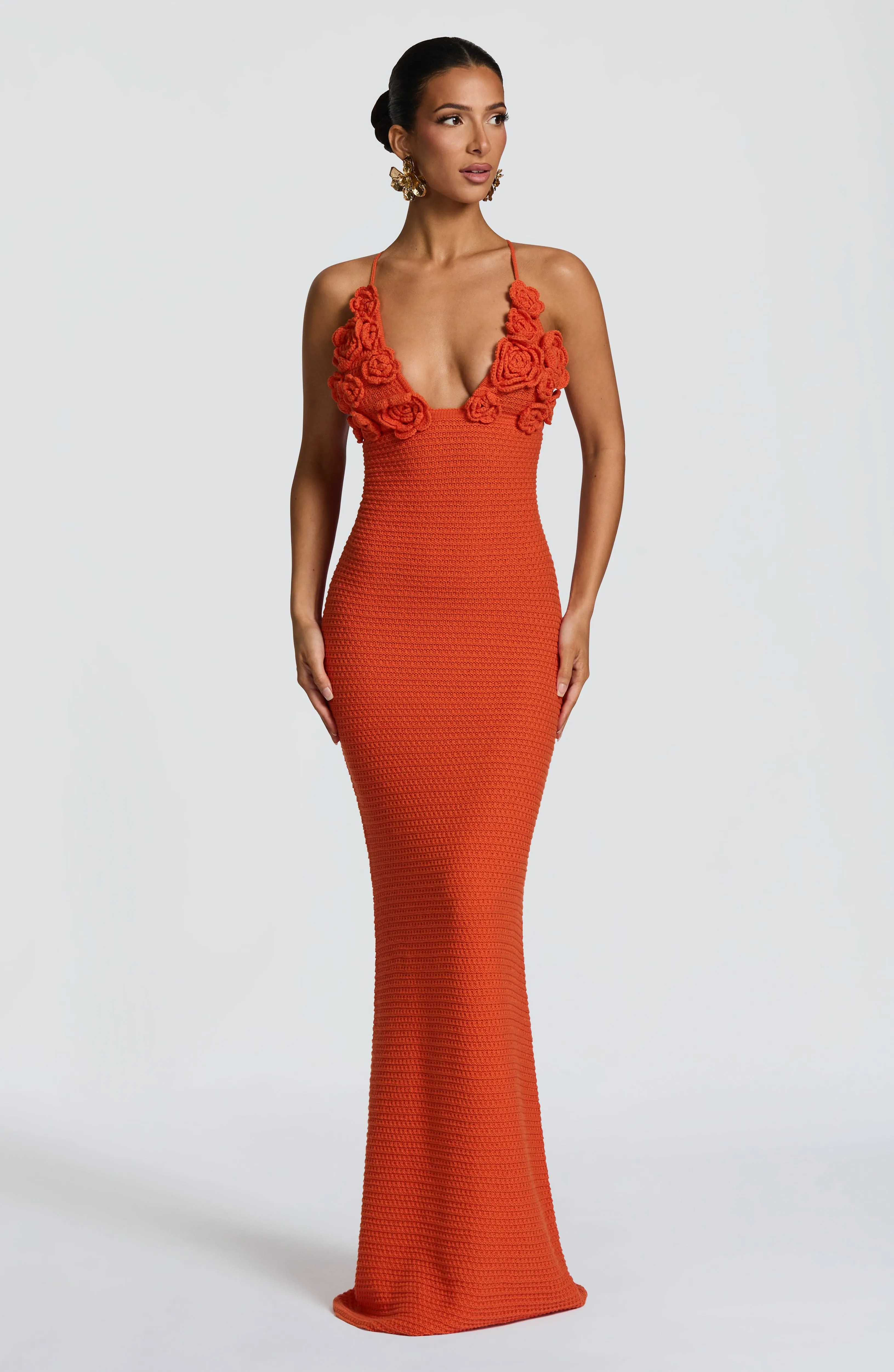 Celaena Maxi Dress - Orange sold by Babyboo Fashion product image thumbnail 5