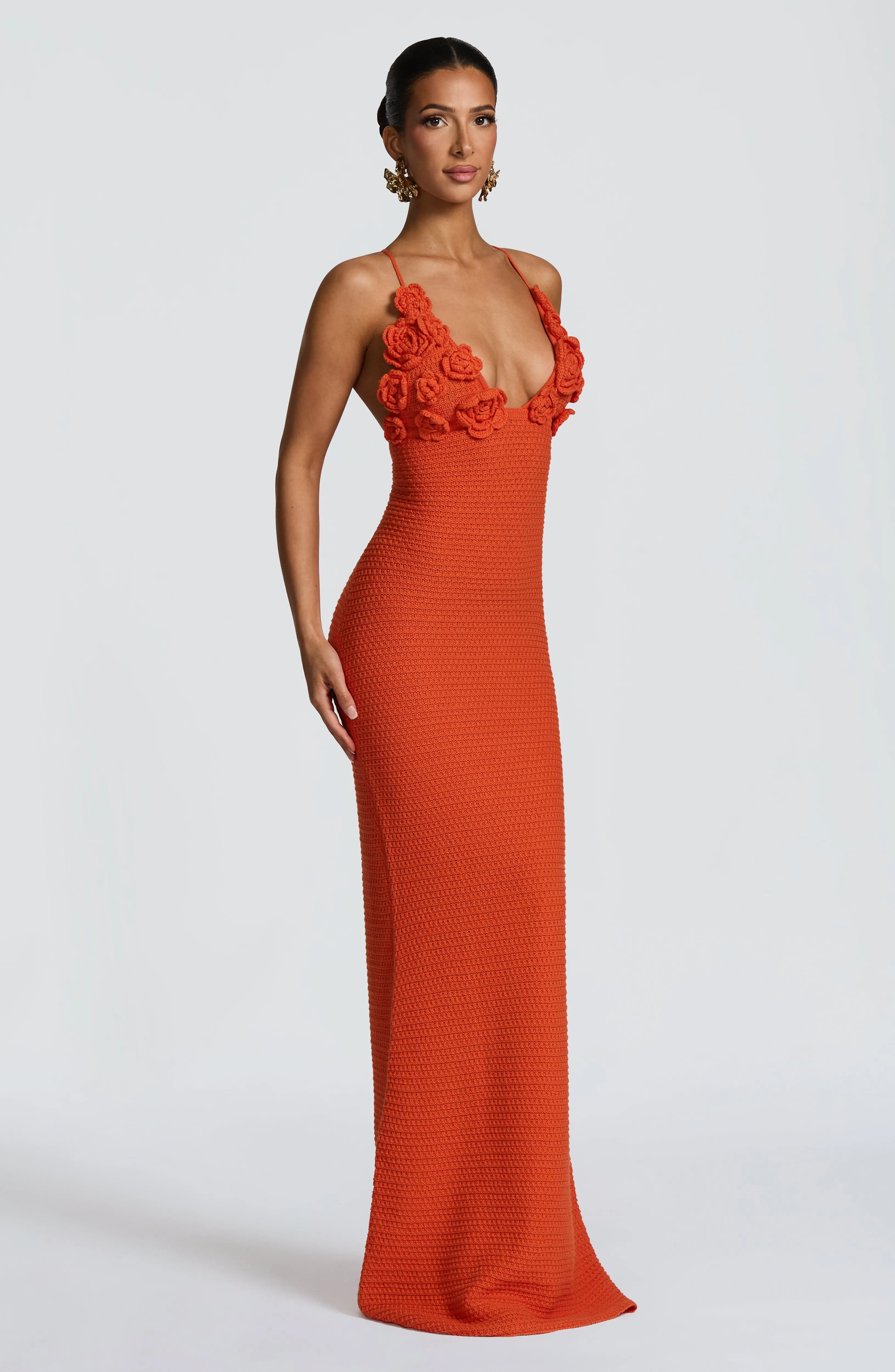Celaena Maxi Dress - Orange sold by Babyboo Fashion product image thumbnail 4