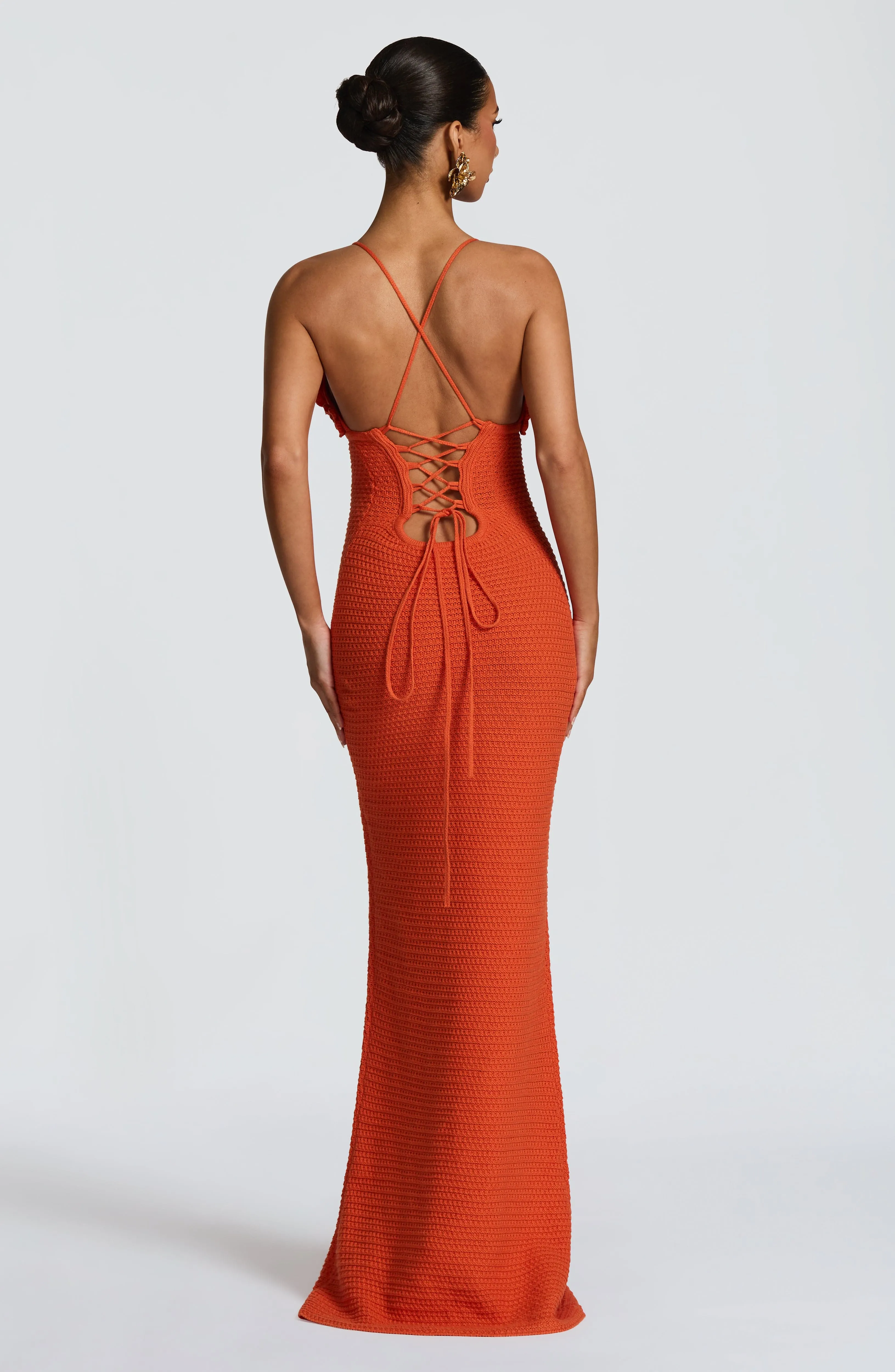 Celaena Maxi Dress - Orange sold by Babyboo Fashion product image thumbnail 2