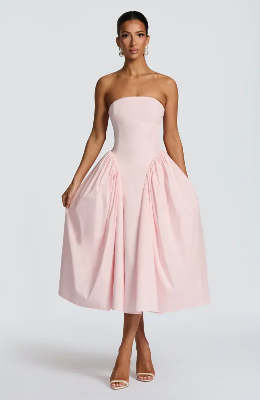 Darla Midi Dress - Blush sold by Babyboo Fashion