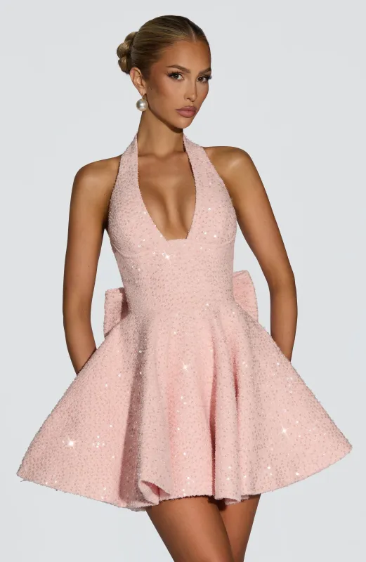 Talara Mini Dress - Blush sold by Babyboo Fashion