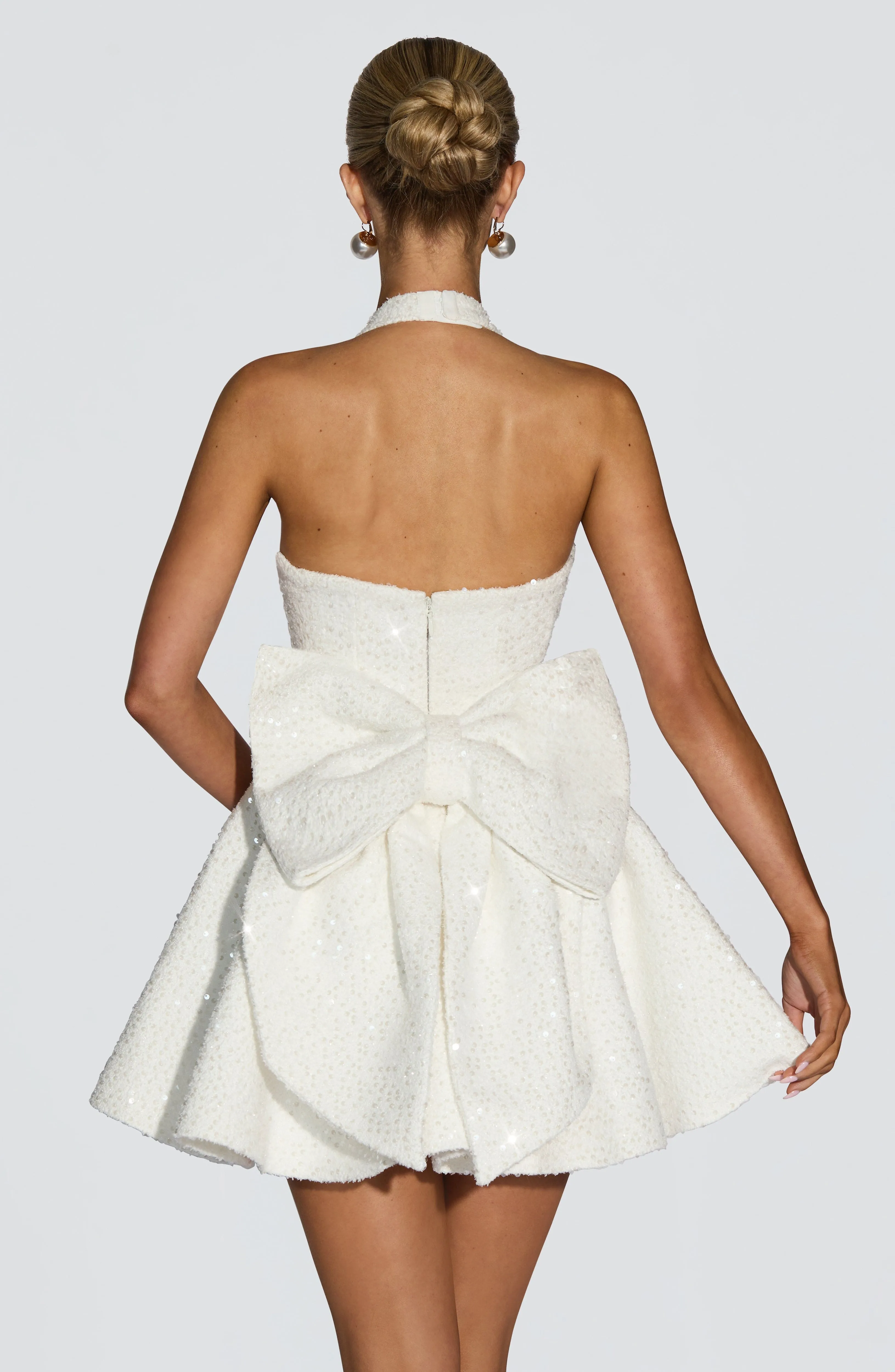 Talara Mini Dress - Ivory sold by Babyboo Fashion product image thumbnail 2