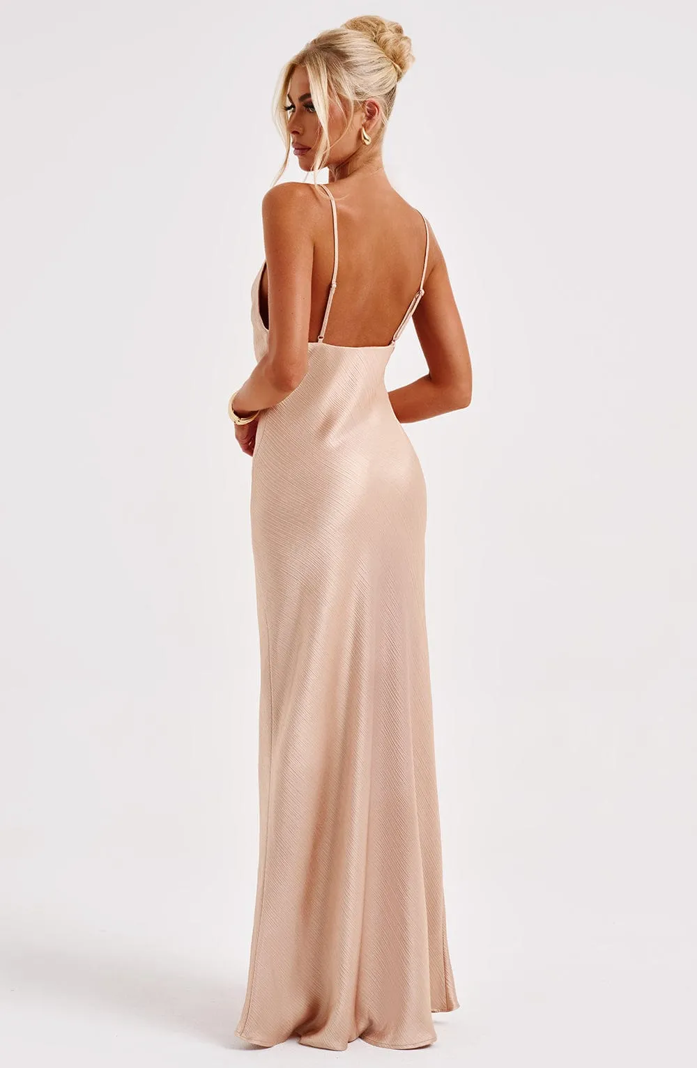 Anja Maxi Dress - Champagne sold by Babyboo Fashion product image thumbnail 4