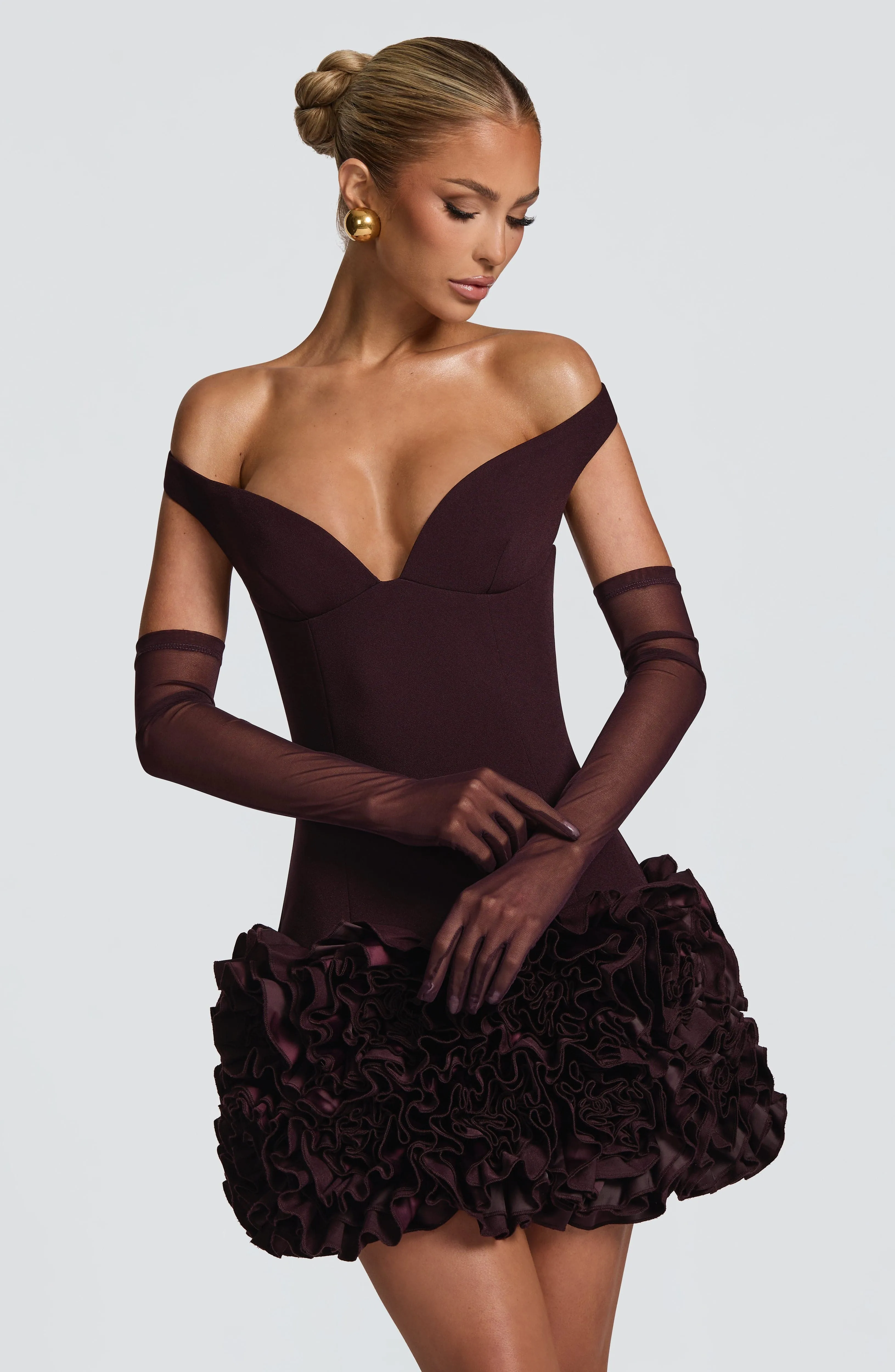 Eli Gloves - Plum sold by Babyboo Fashion product image thumbnail 3