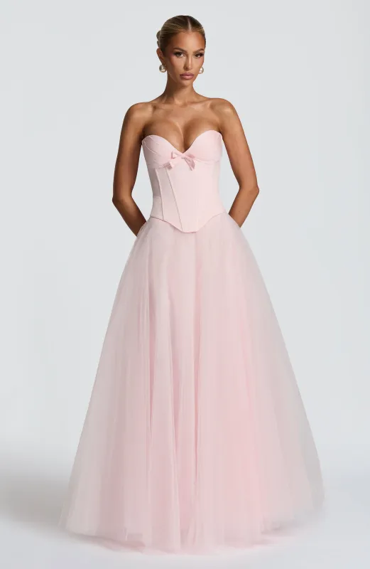 Ethel Maxi Skirt - Blush sold by Babyboo Fashion