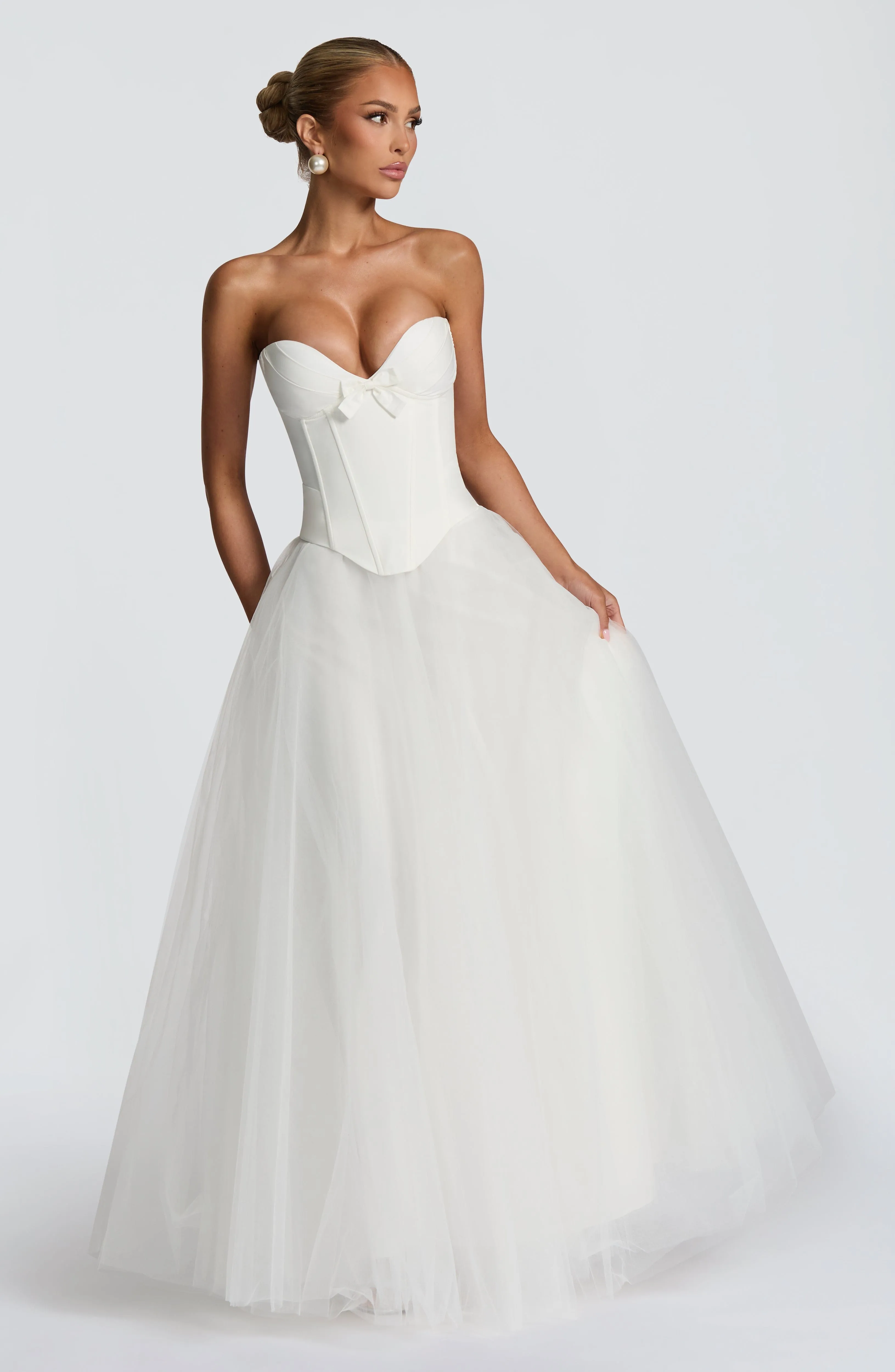 Ethel Maxi Skirt - Ivory sold by Babyboo Fashion product image thumbnail 5