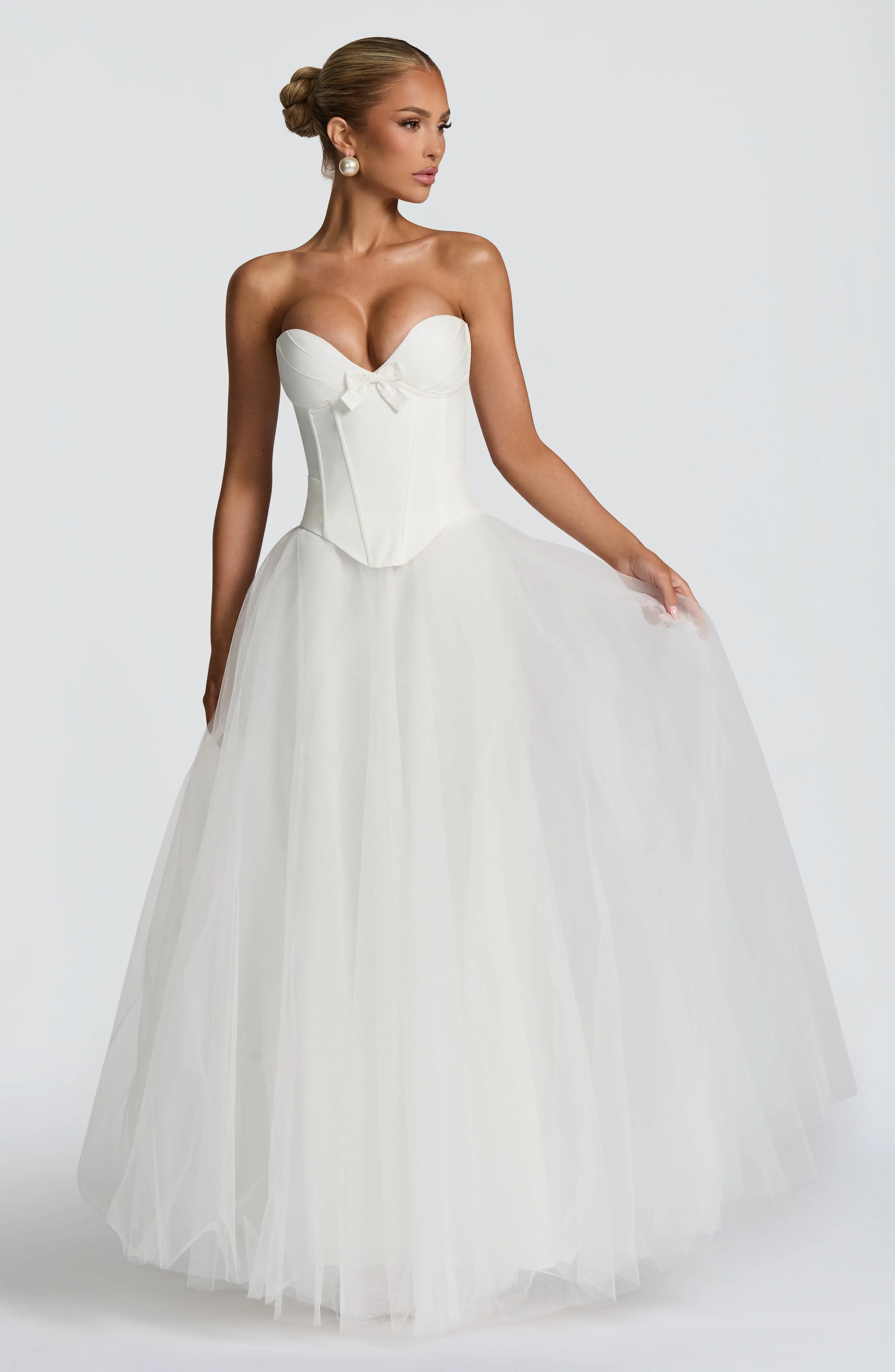 Ethel Maxi Skirt - Ivory sold by Babyboo Fashion product image thumbnail 4