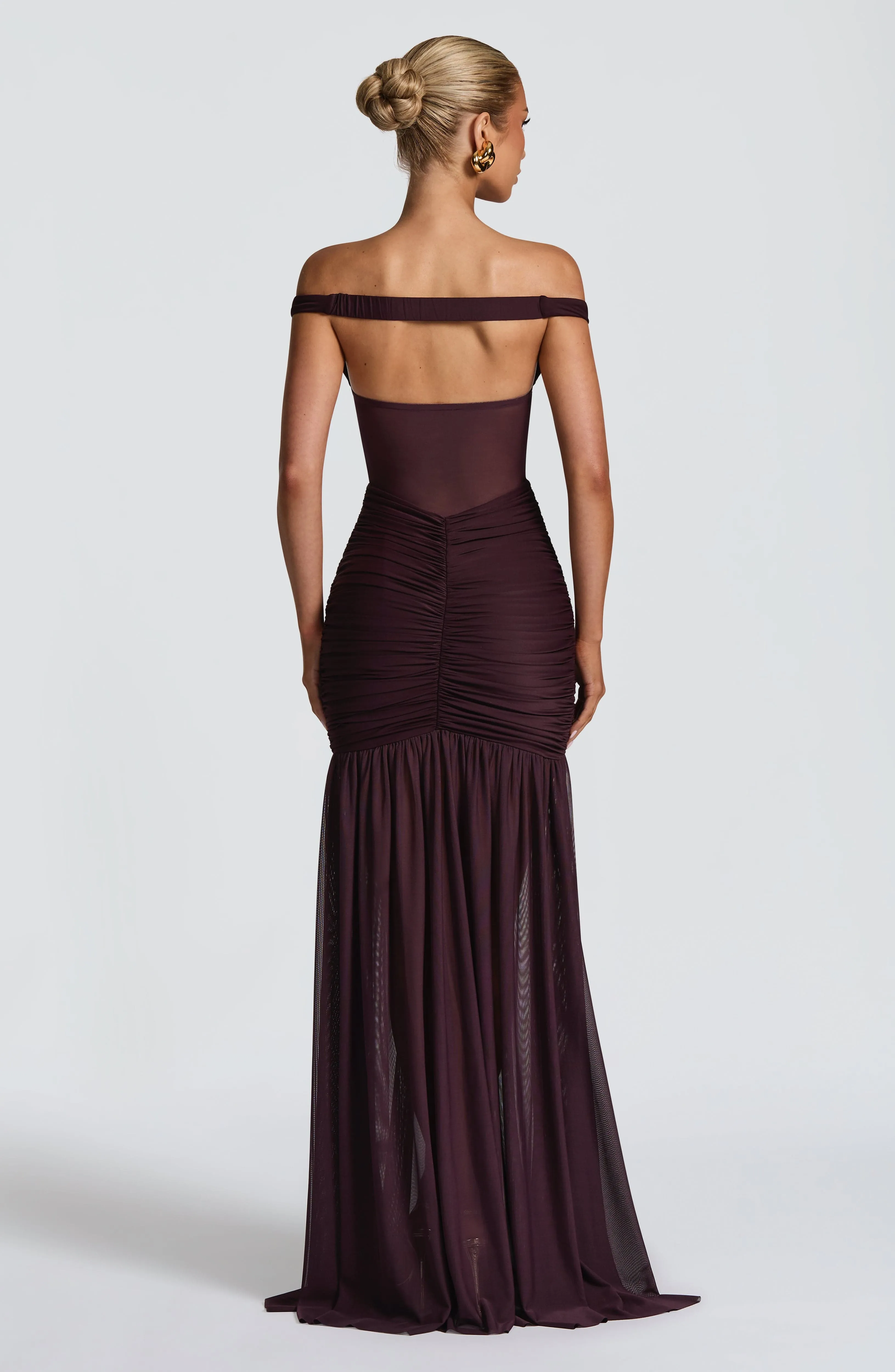 Alaia Maxi Dress - Plum sold by Babyboo Fashion product image thumbnail 3