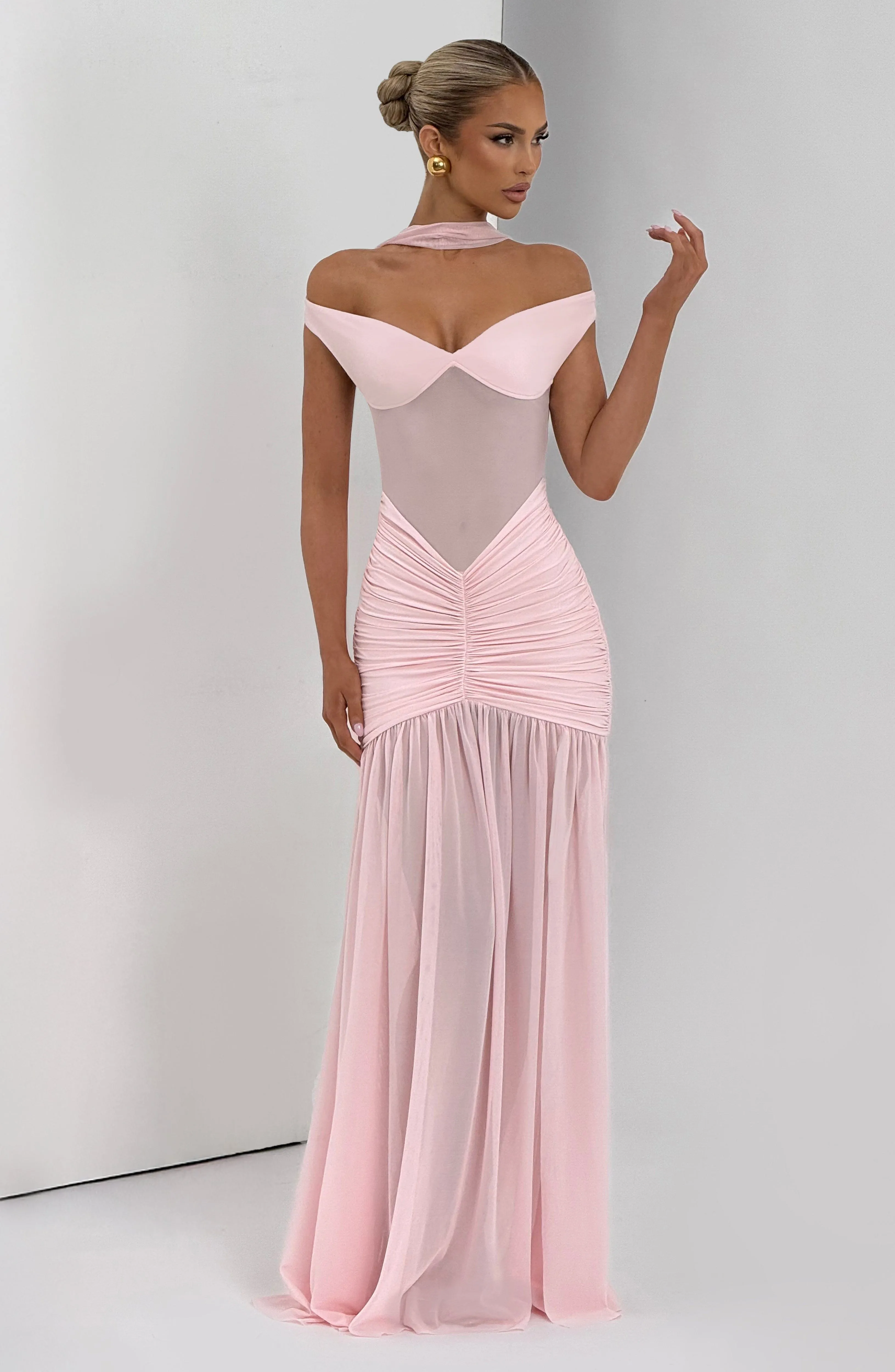 Alaia Maxi Dress - Blush sold by Babyboo Fashion product image thumbnail 5