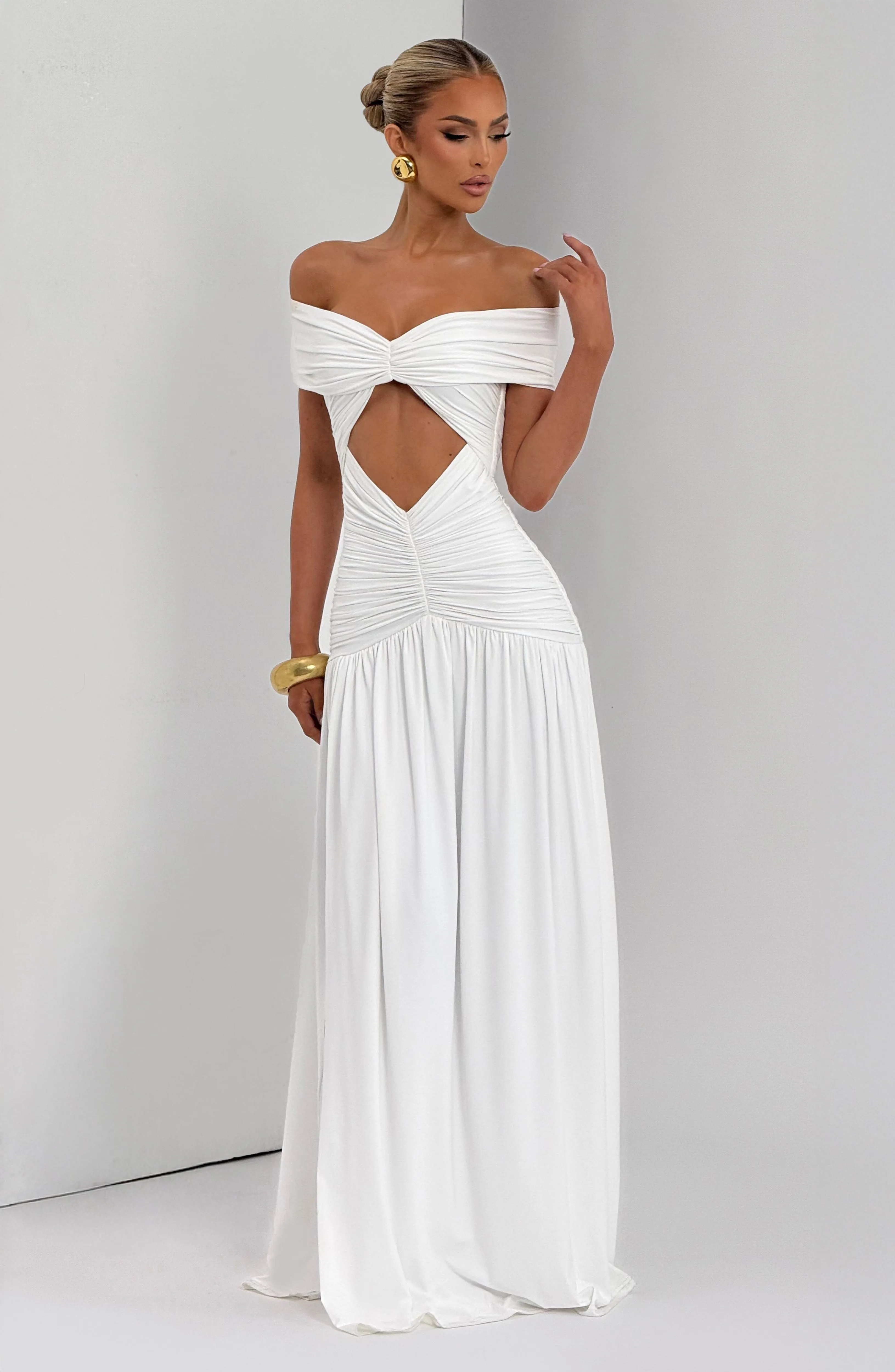 Kathryn Maxi Dress - White sold by Babyboo Fashion product image thumbnail 5