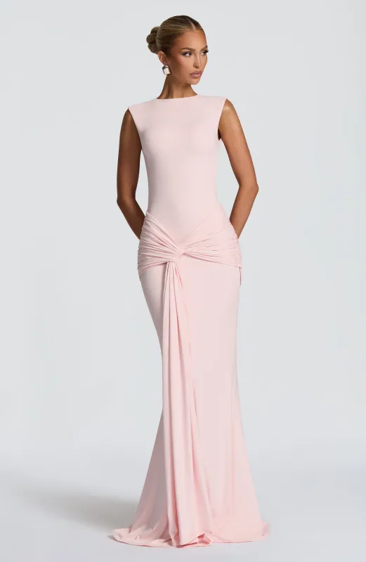 Lorenza Maxi Dress - Blush sold by Babyboo Fashion