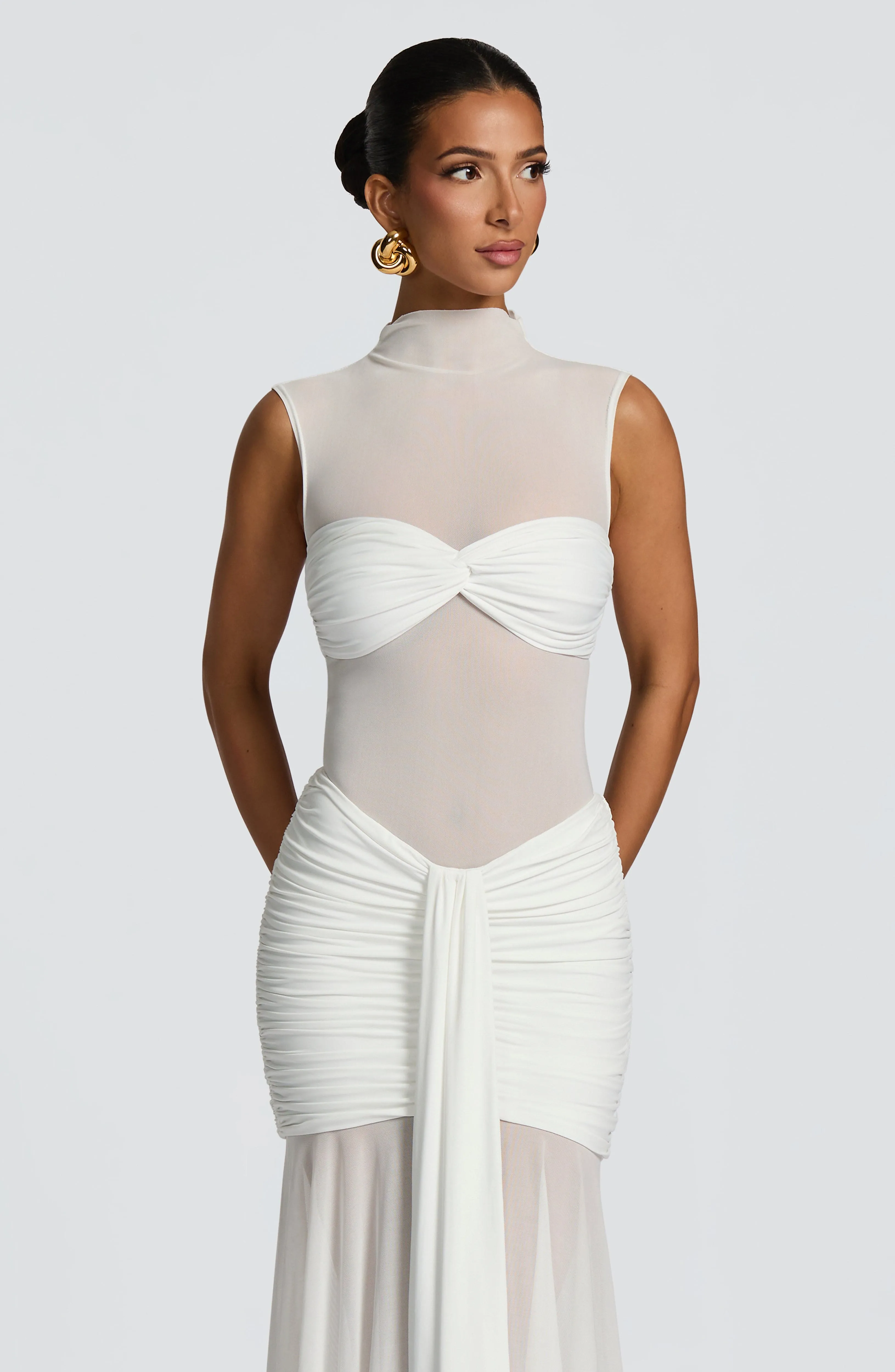Adina Top - White sold by Babyboo Fashion