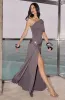 Monica Maxi Dress - Charcoal sold by Babyboo Fashion
