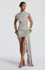 Marnie Mini Dress - Light Grey sold by Babyboo Fashion