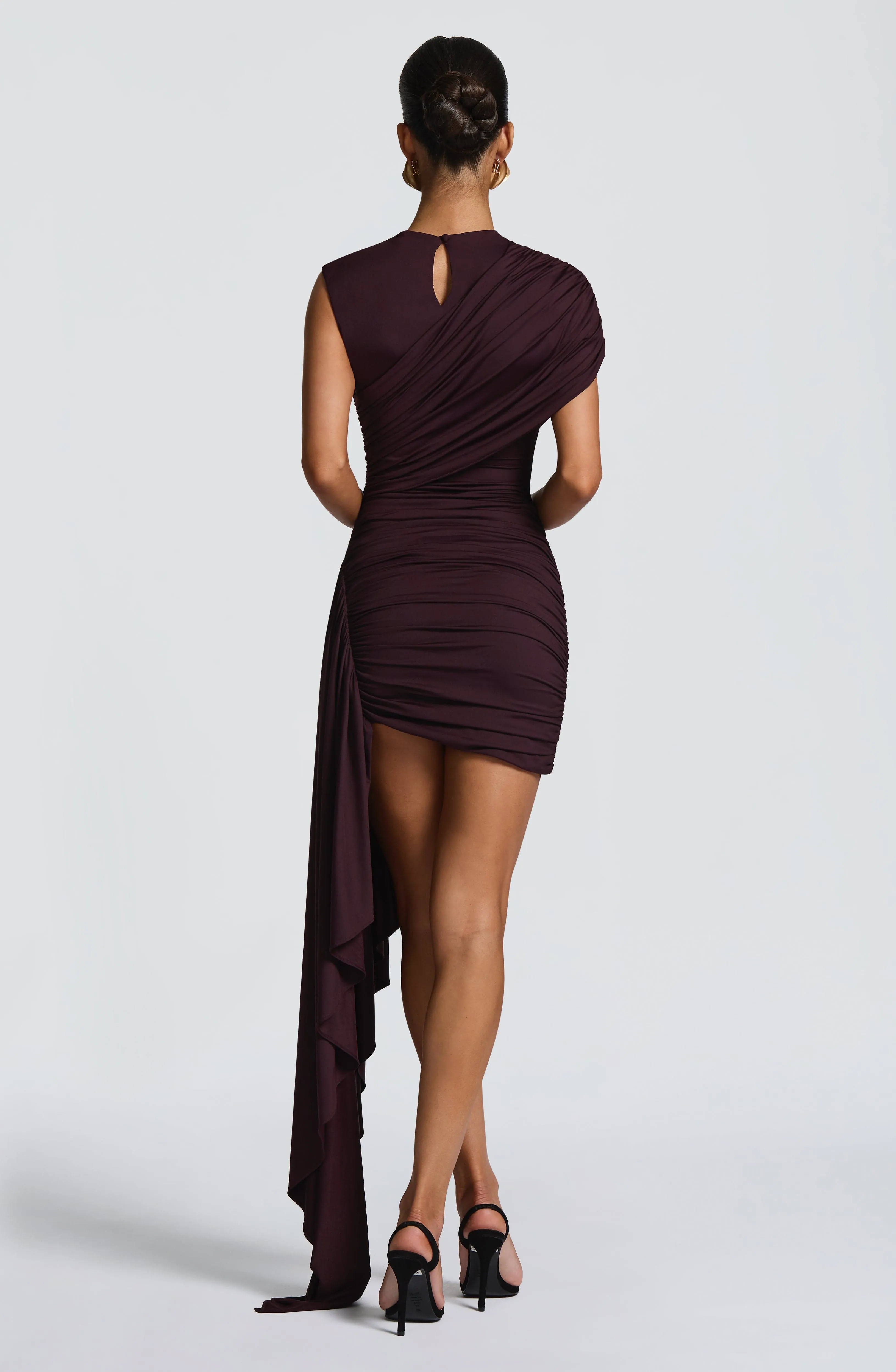 Marnie Mini Dress - Plum sold by Babyboo Fashion product image thumbnail 3