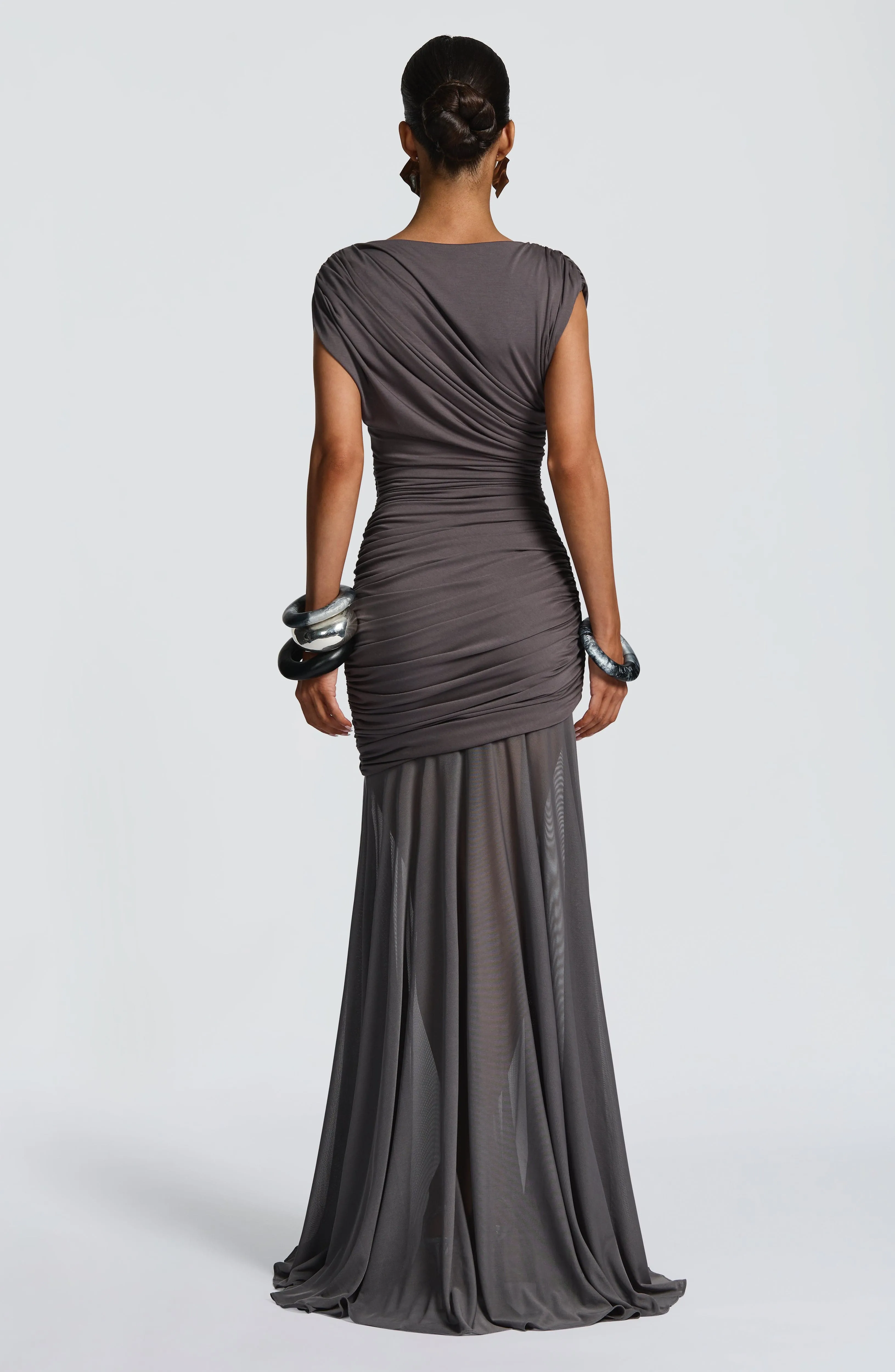 Demelza Maxi Dress - Charcoal sold by Babyboo Fashion product image thumbnail 3