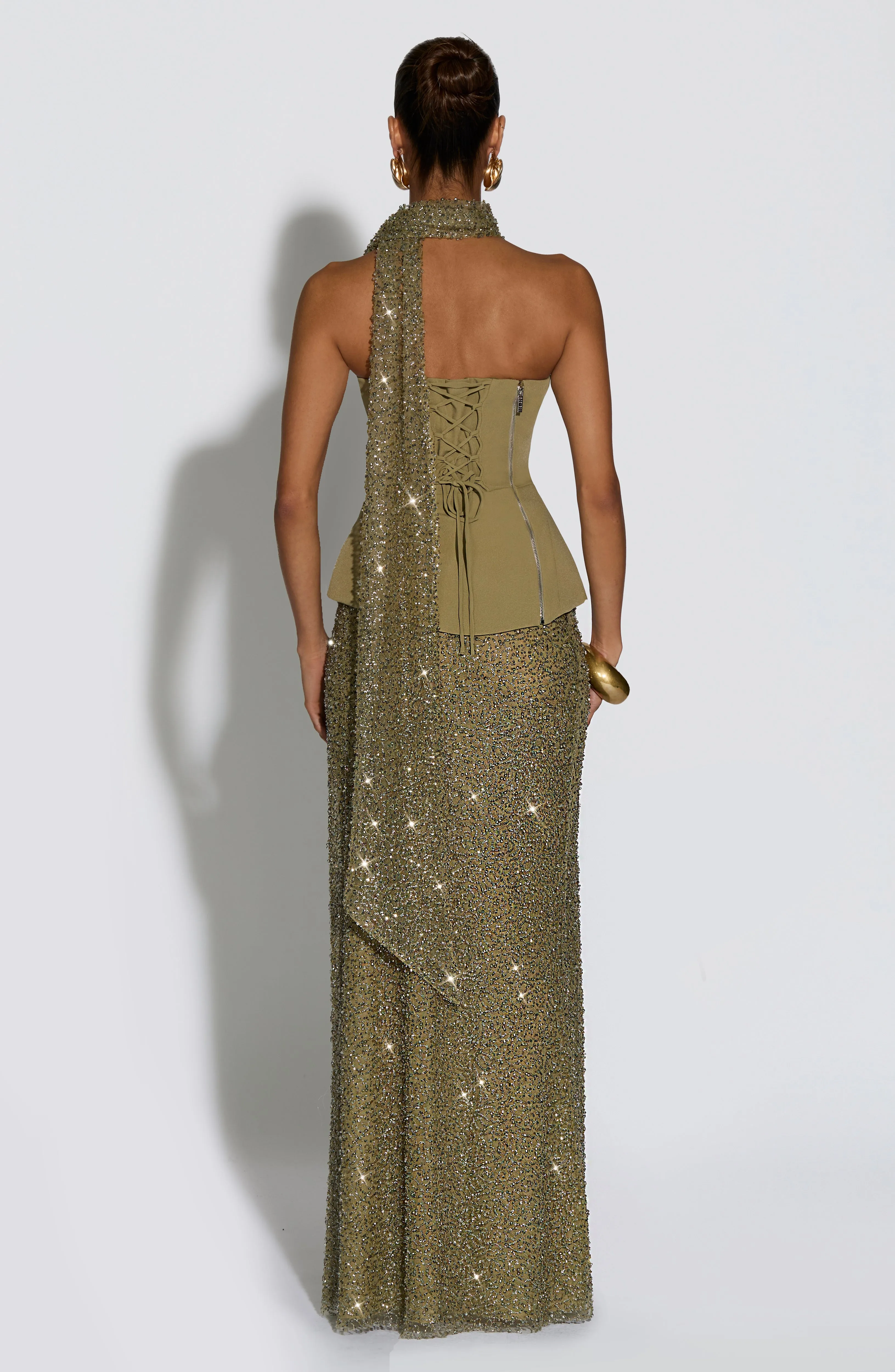 Miya Scarf - Sage sold by Babyboo Fashion product image thumbnail 5