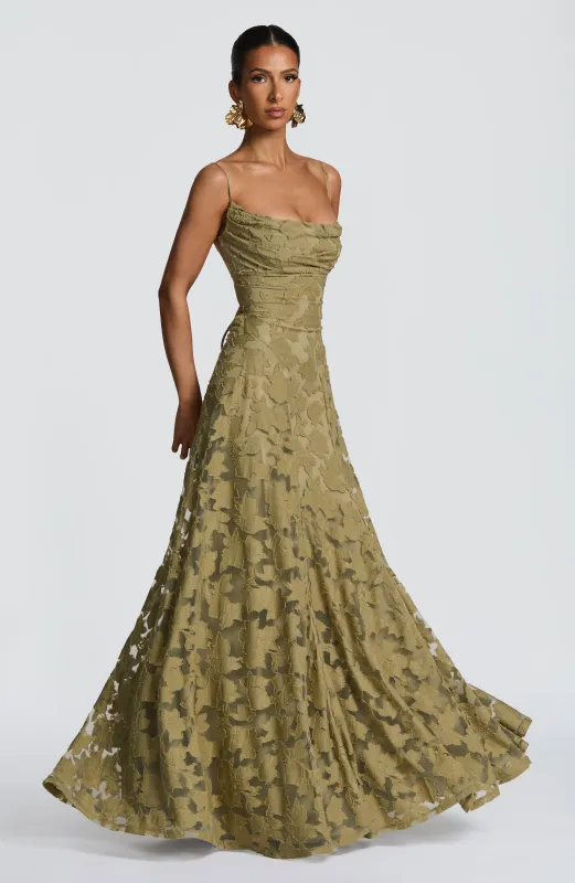 Francis Maxi Dress - Sage sold by Babyboo Fashion