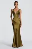 Atlanta Maxi Skirt - Deep Olive sold by Babyboo Fashion