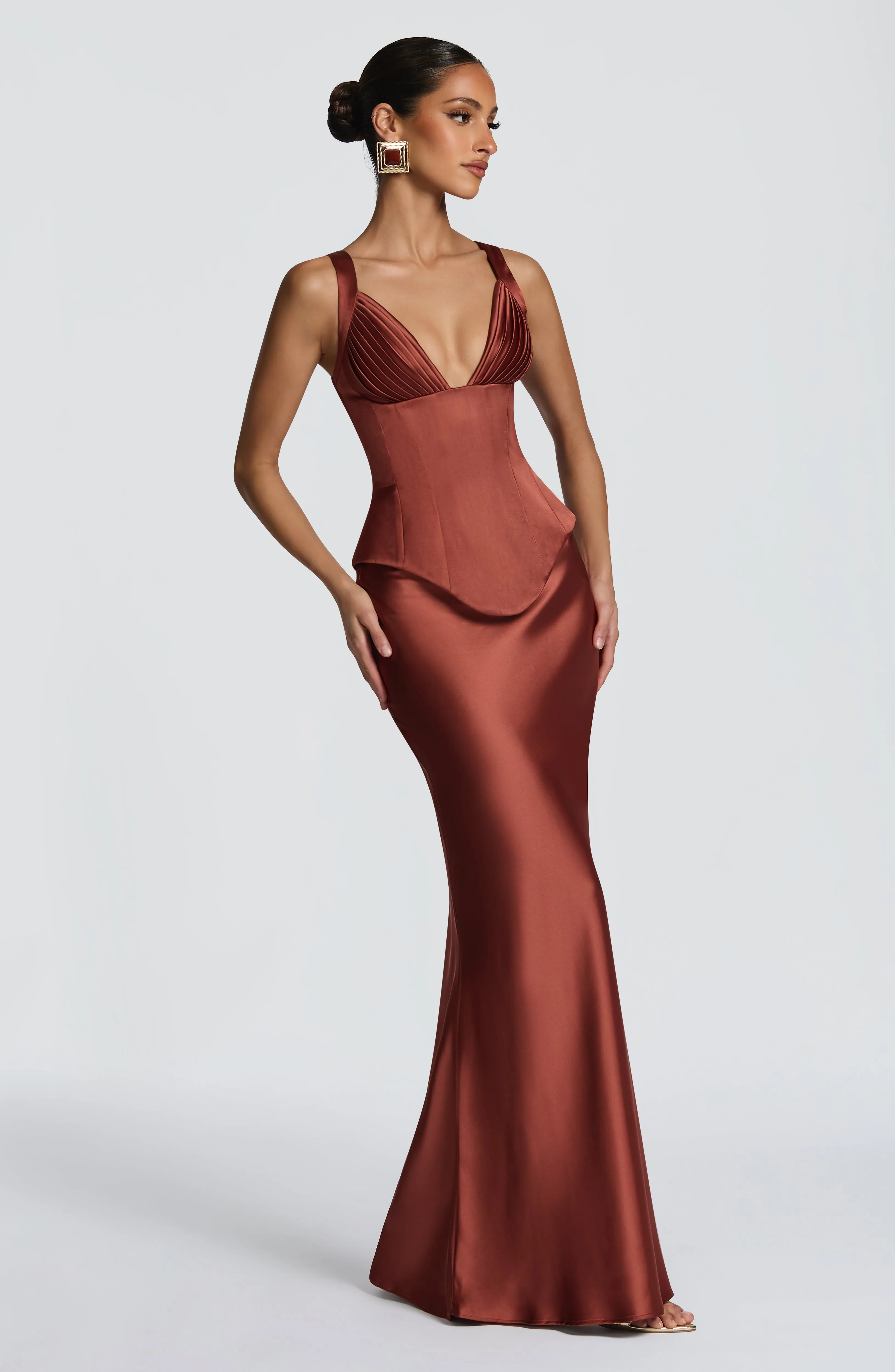 Rowan Corset - Rust sold by Babyboo Fashion product image thumbnail 5