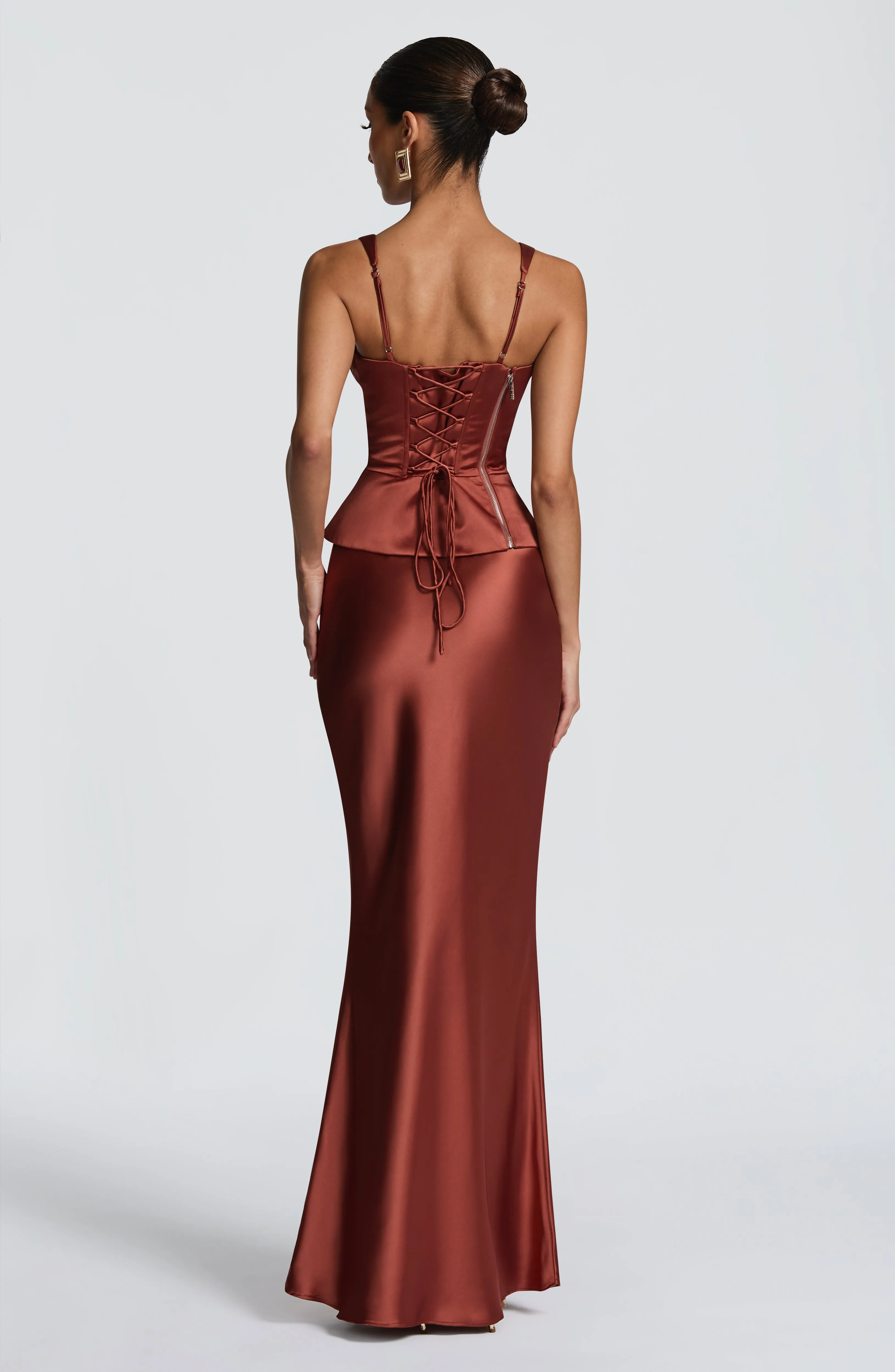 Rowan Corset - Rust sold by Babyboo Fashion product image thumbnail 3