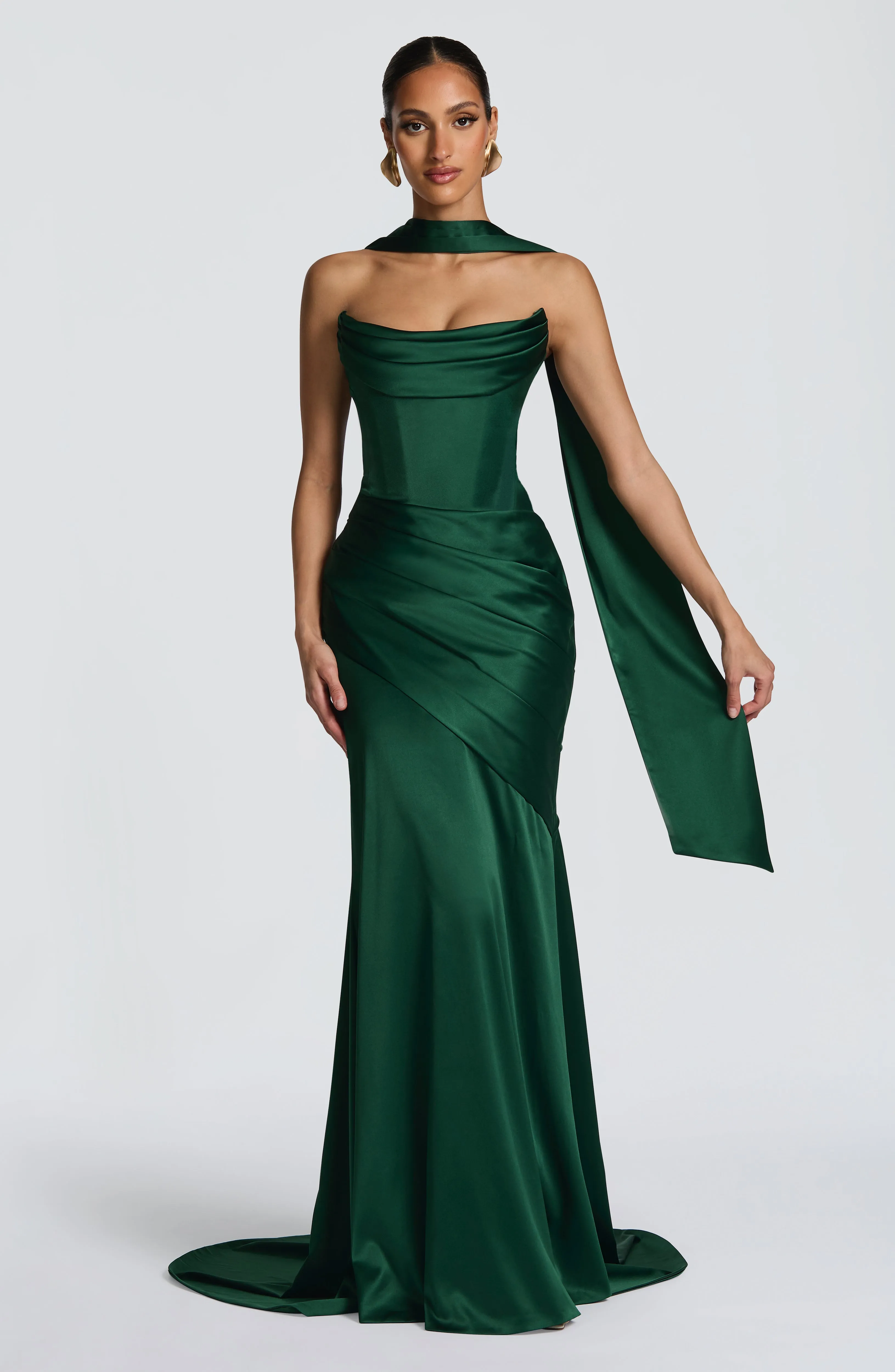 Kensington Maxi Dress - Emerald sold by Babyboo Fashion product image thumbnail 4