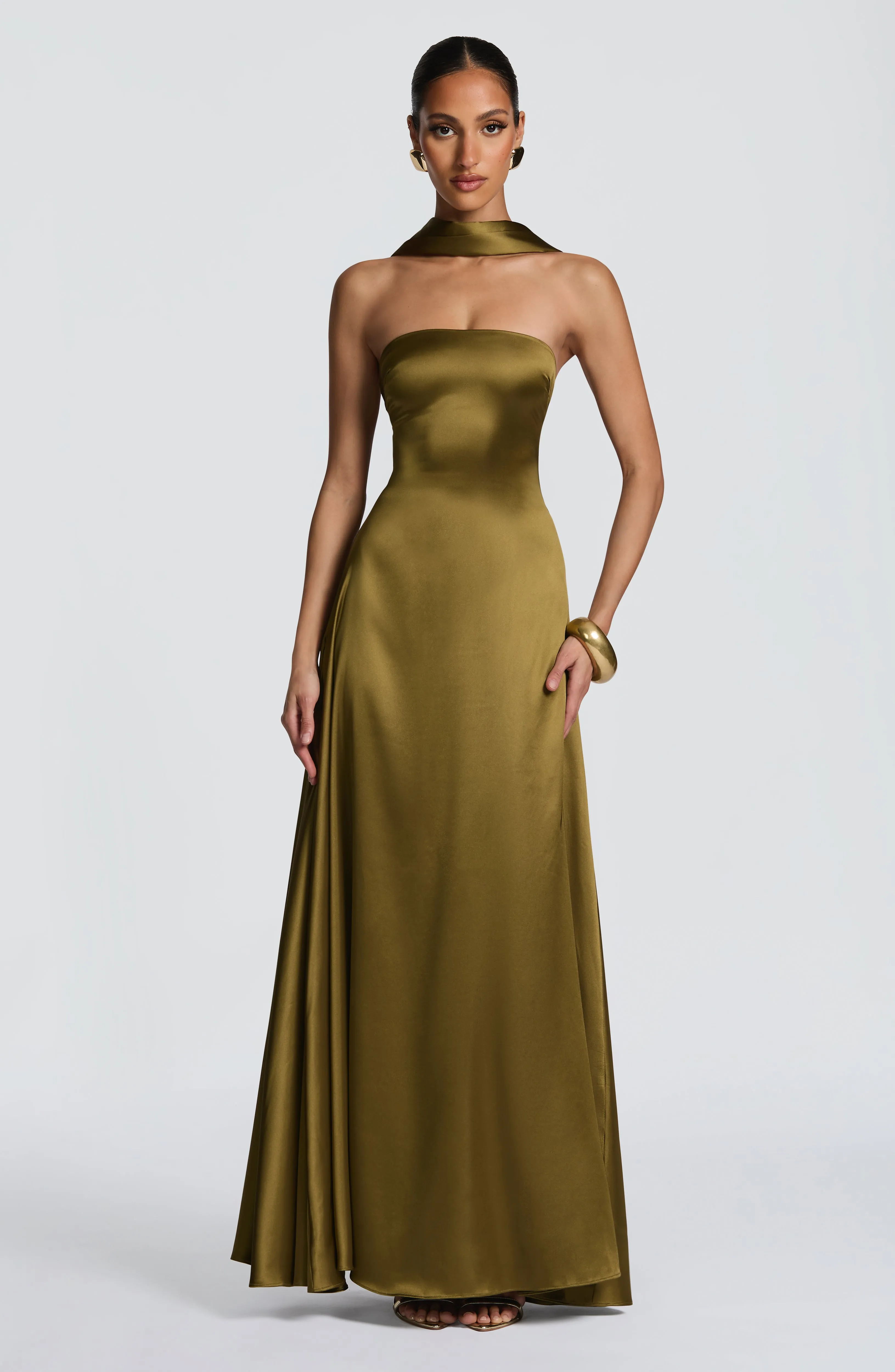 Morven Maxi Dress - Deep Olive sold by Babyboo Fashion product image thumbnail 5