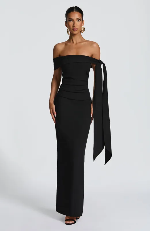 Addie Maxi Dress - Black sold by Babyboo Fashion