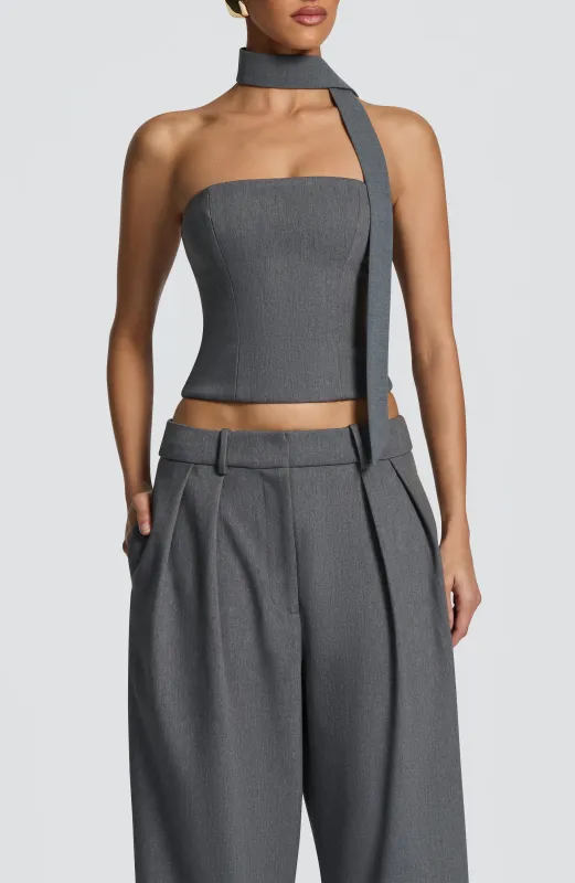 Vinnie Scarf - Grey Marl made by Steve Madden