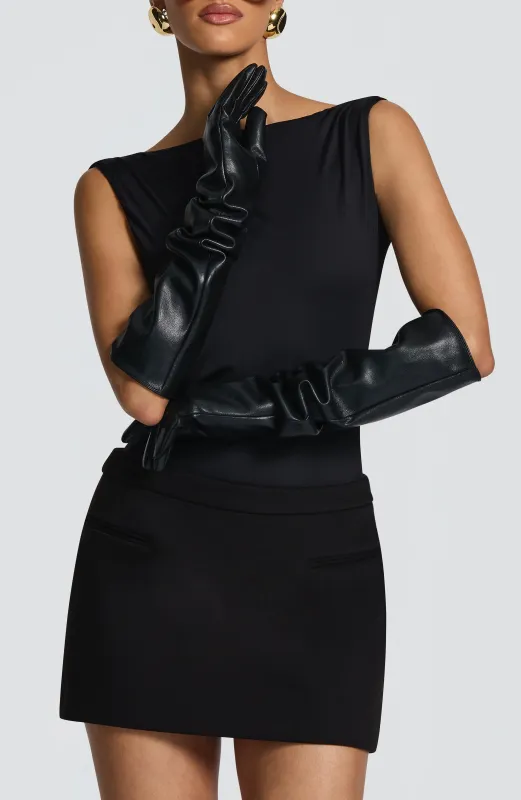 Frankie Gloves - Black sold by Babyboo Fashion