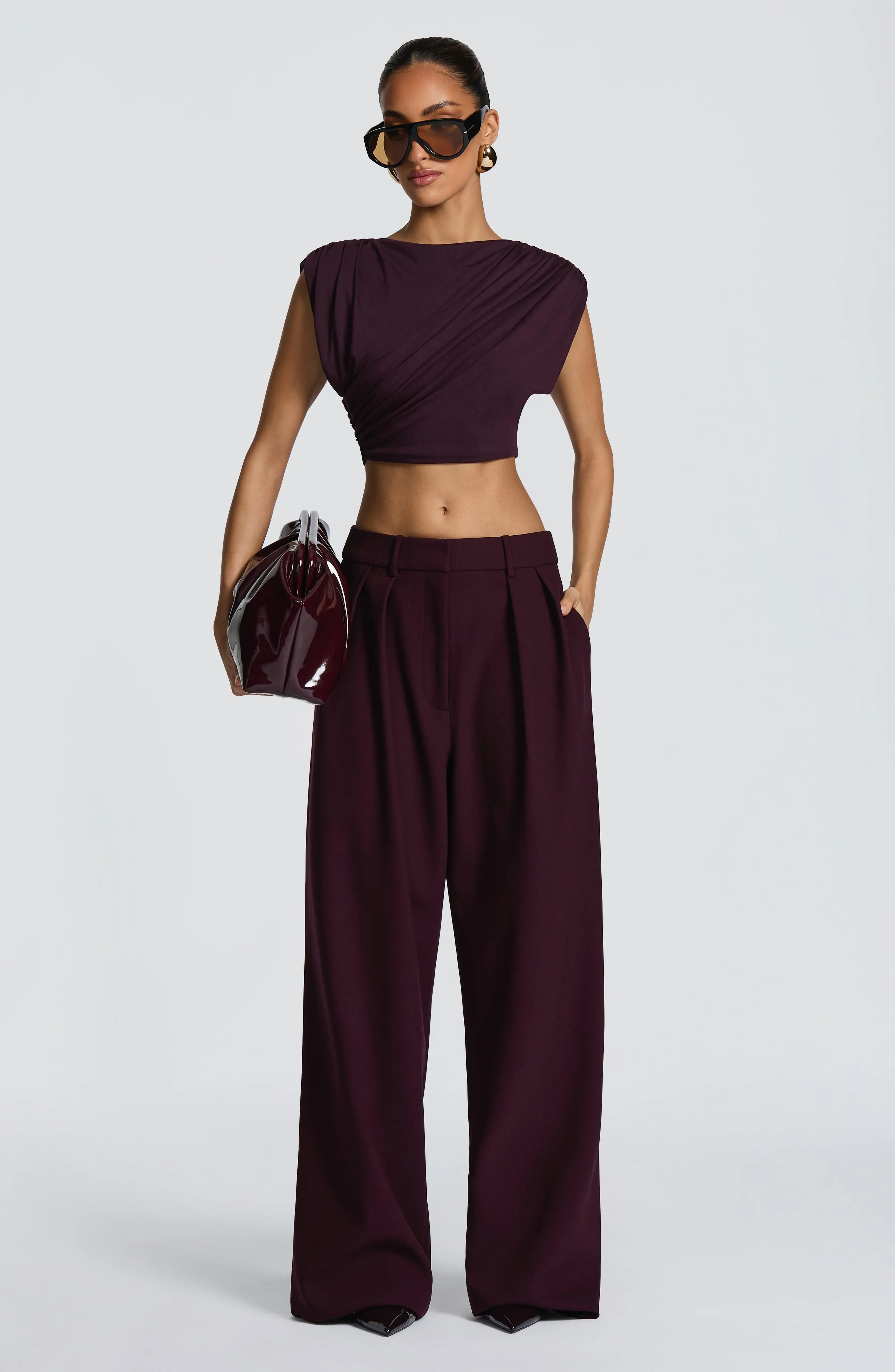 Amara Top - Plum sold by Babyboo Fashion product image thumbnail 4