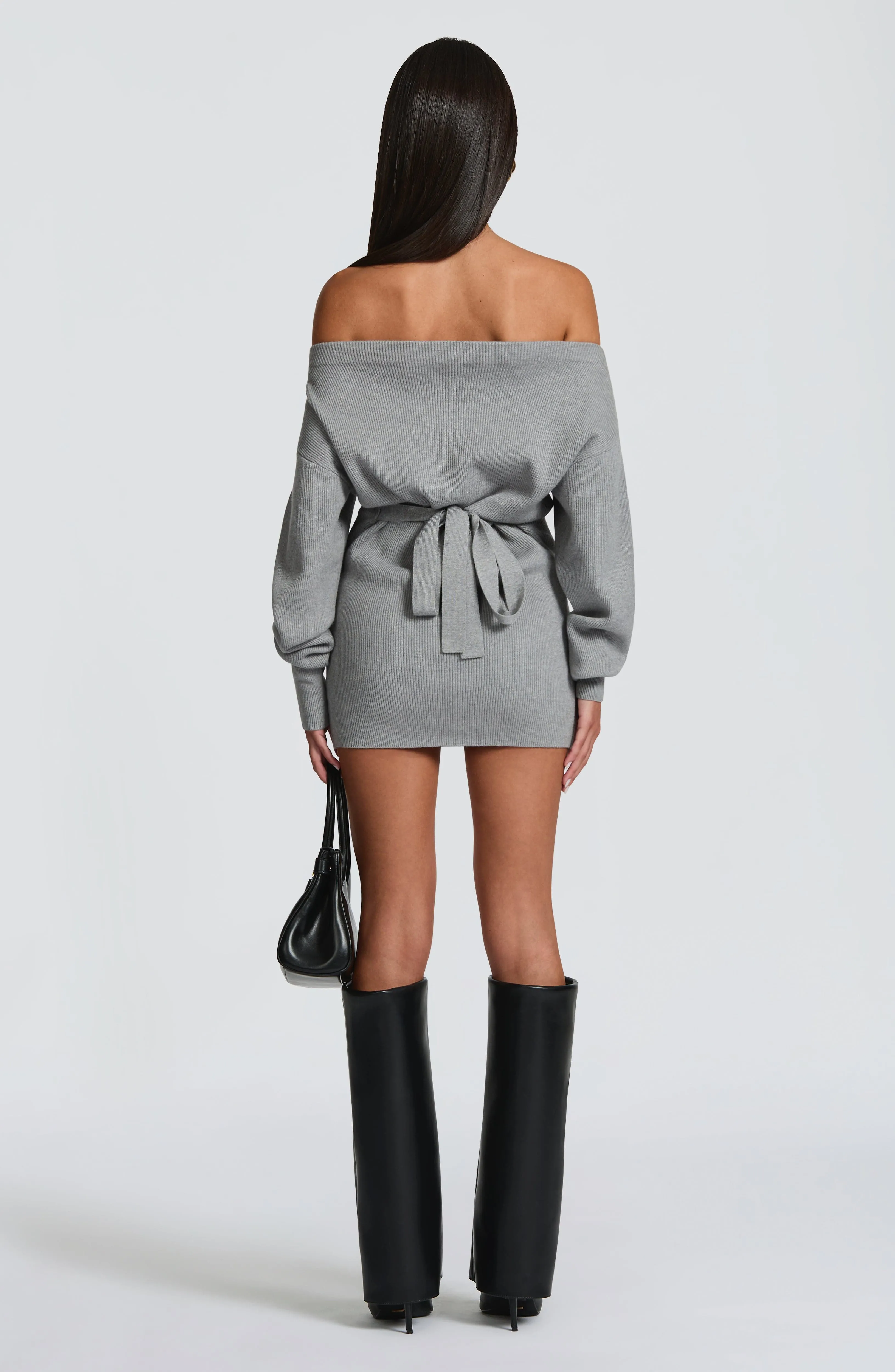 Sawyer Mini Dress - Light Grey sold by Babyboo Fashion product image thumbnail 3