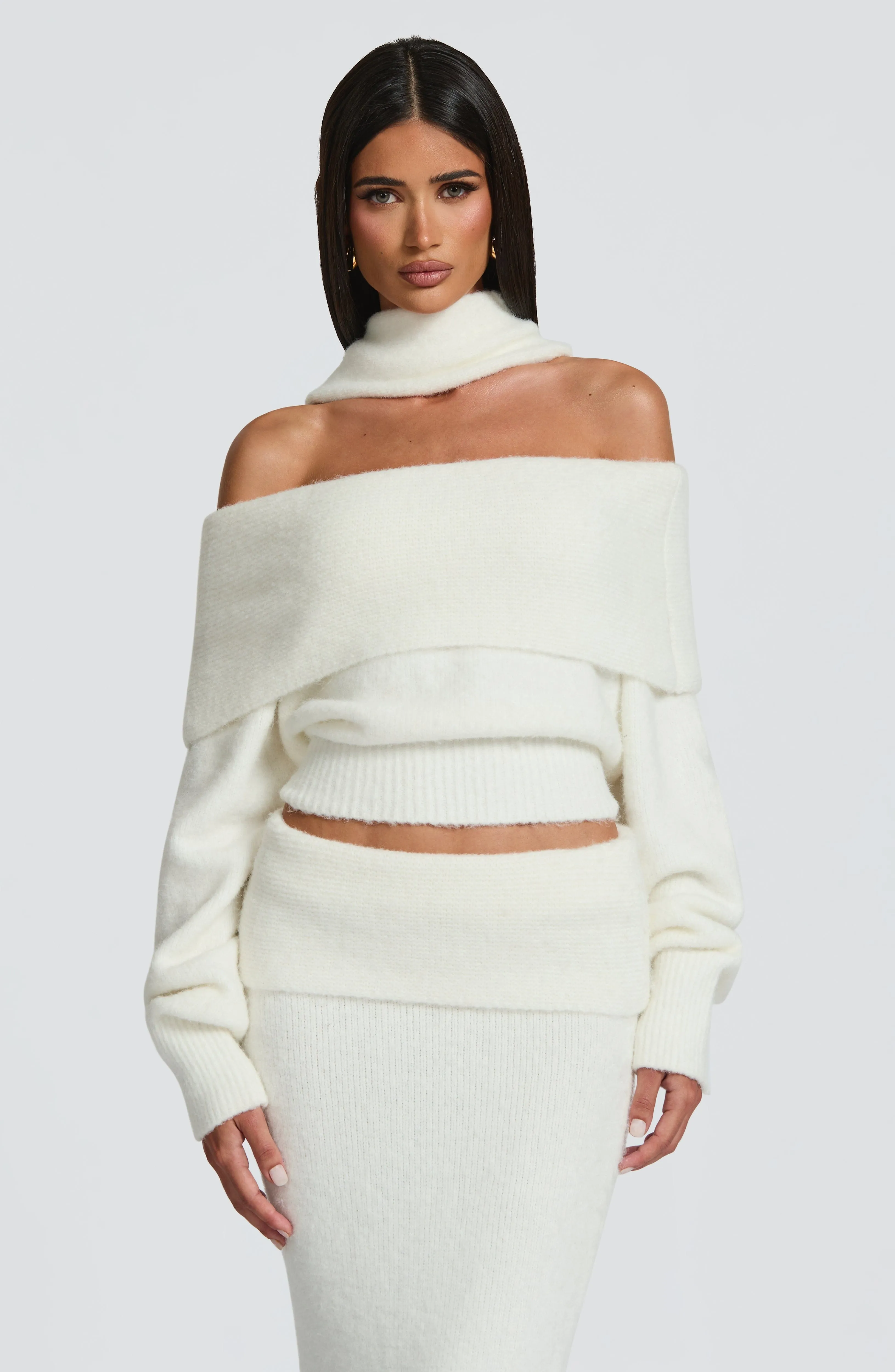 Andie Maxi Skirt - Ivory sold by Babyboo Fashion product image thumbnail 4