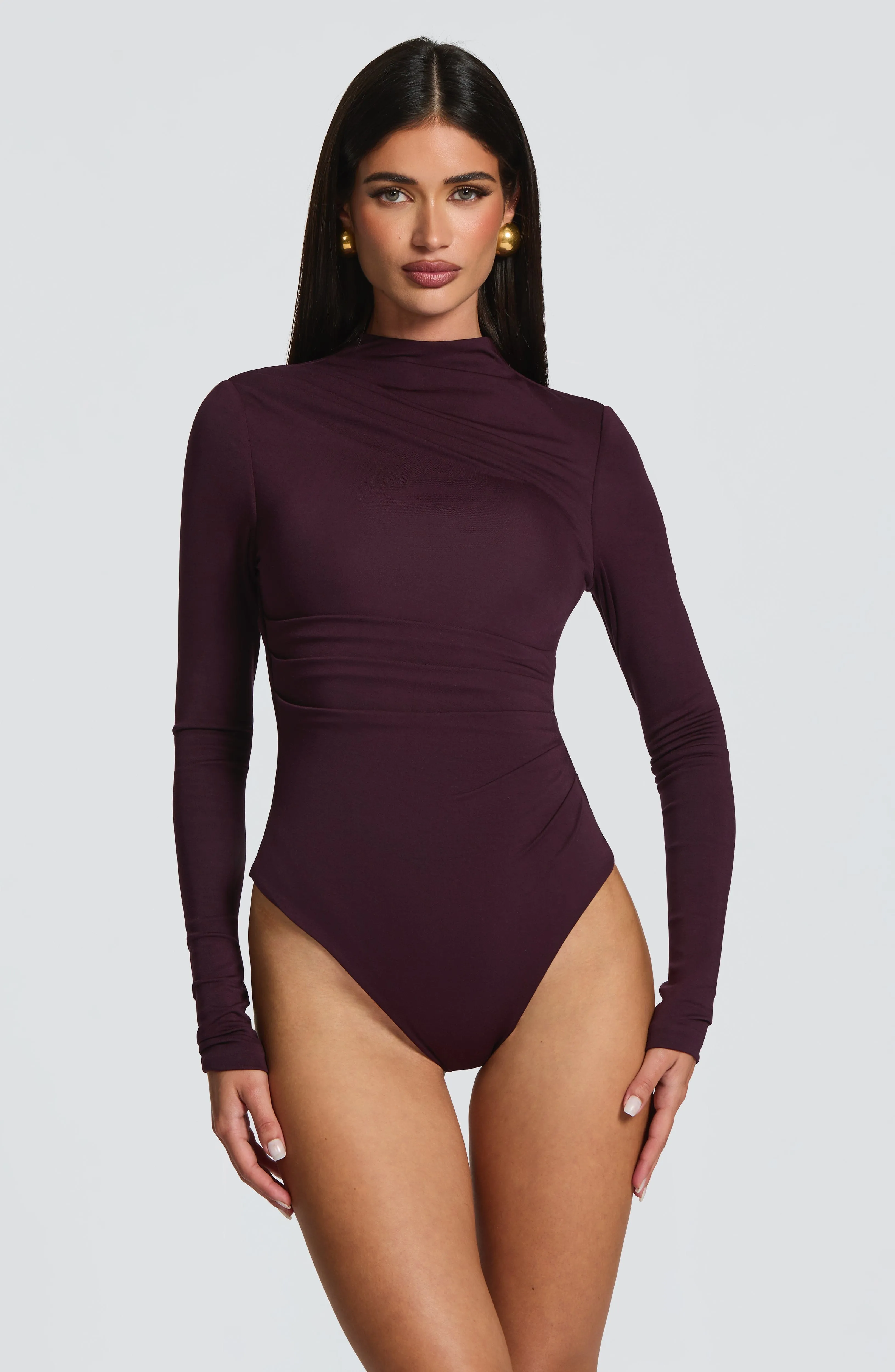 Pearson Bodysuit - Plum sold by Babyboo Fashion product image thumbnail 2