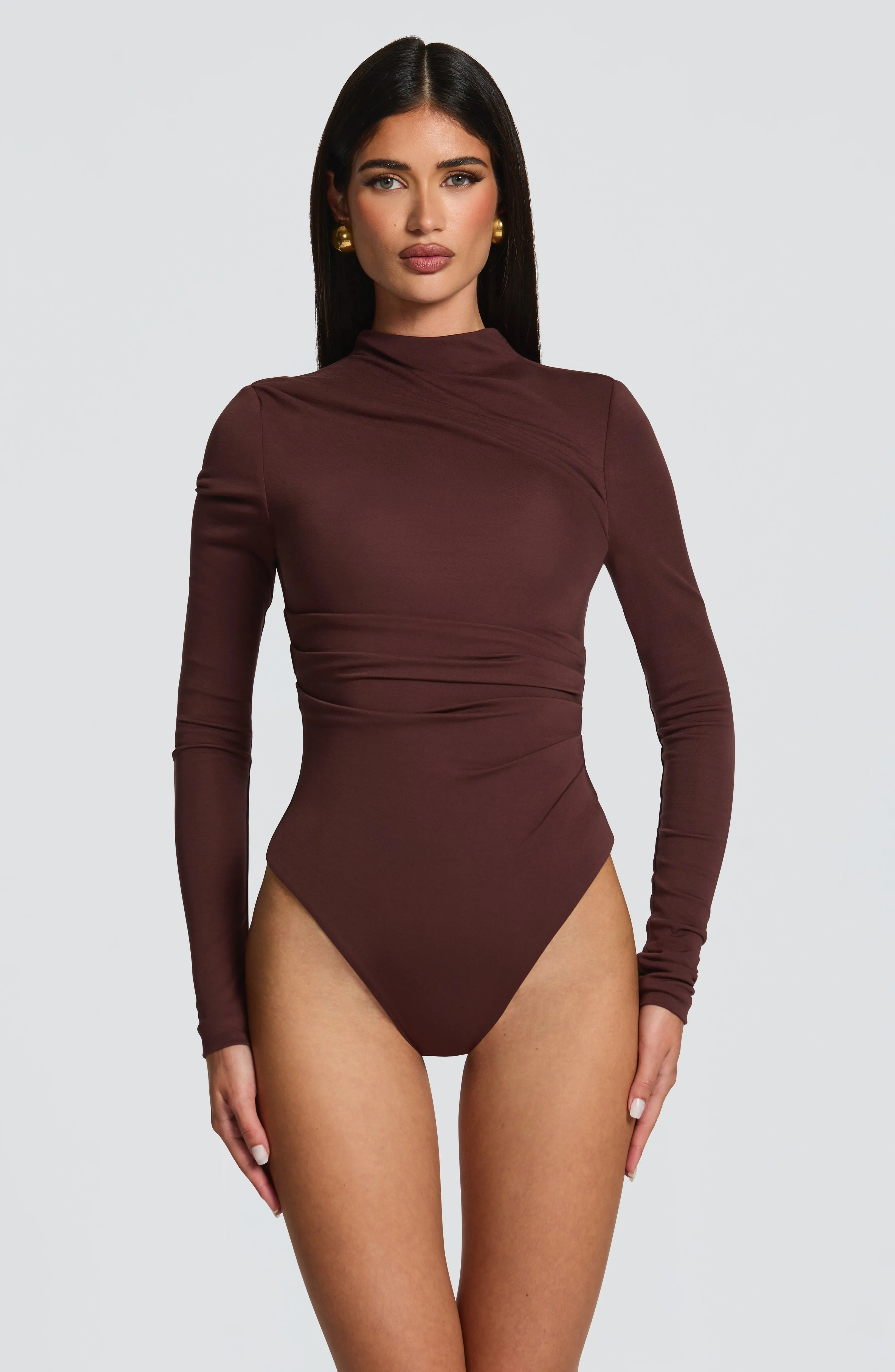 Pearson Bodysuit - Plum Brown sold by Babyboo Fashion product image thumbnail 2