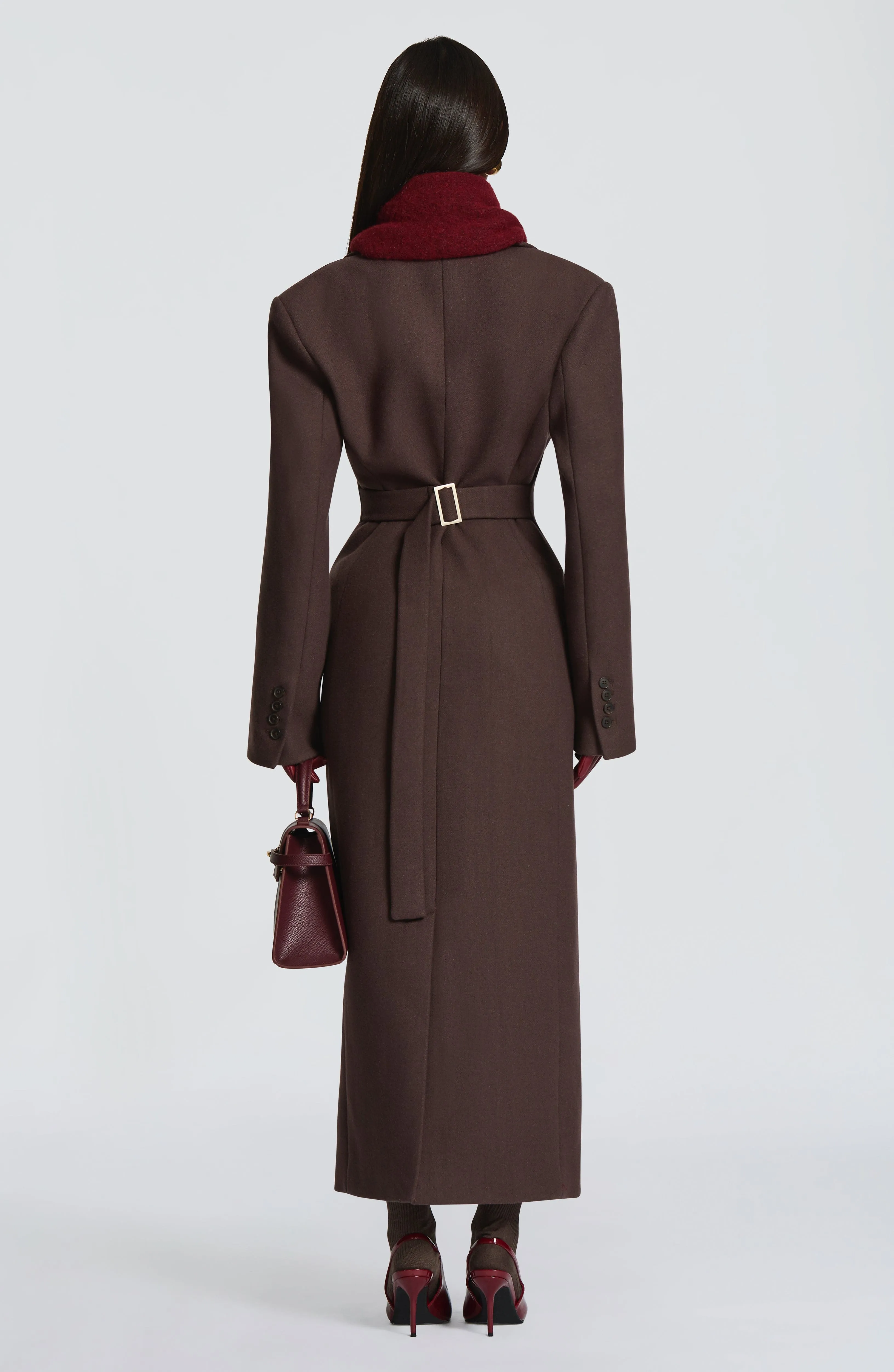 Ursula Coat - Plum Brown sold by Babyboo Fashion product image thumbnail 4