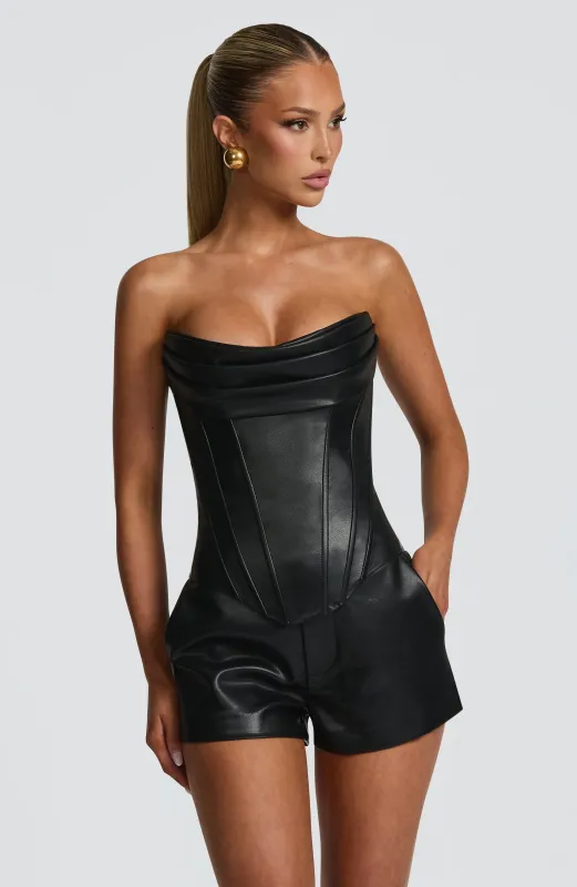 Liv Shorts - Black made by Babyboo Fashion