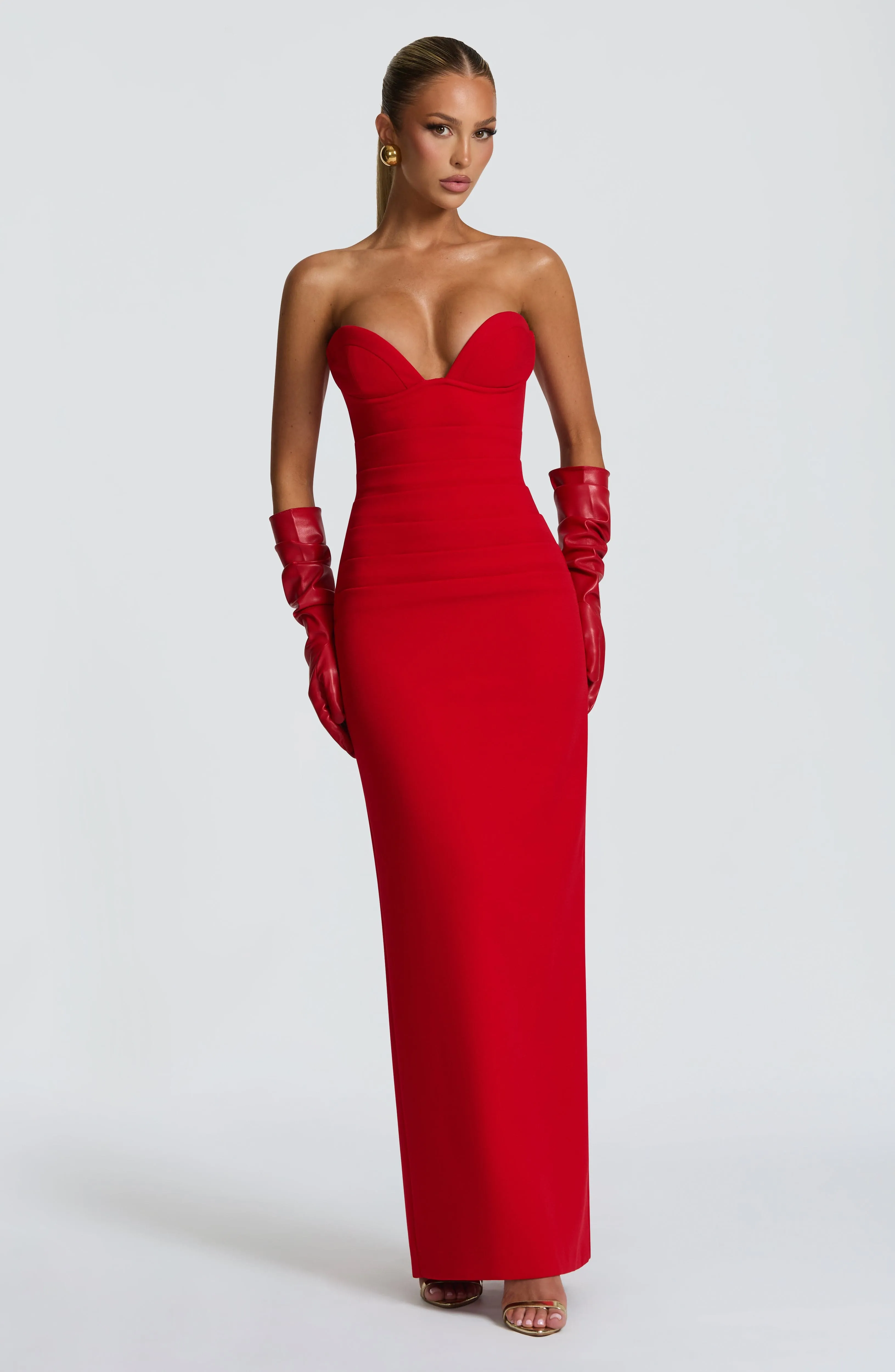 Lindsey Maxi Dress - Red sold by Babyboo Fashion product image thumbnail 2